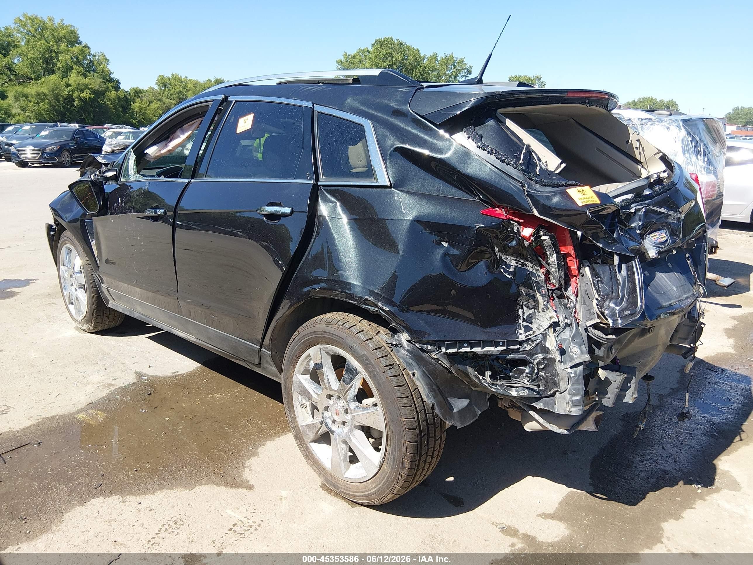 2011 Cadillac Srx Turbo Premium Black vin: 3GYFNKE61BS525336