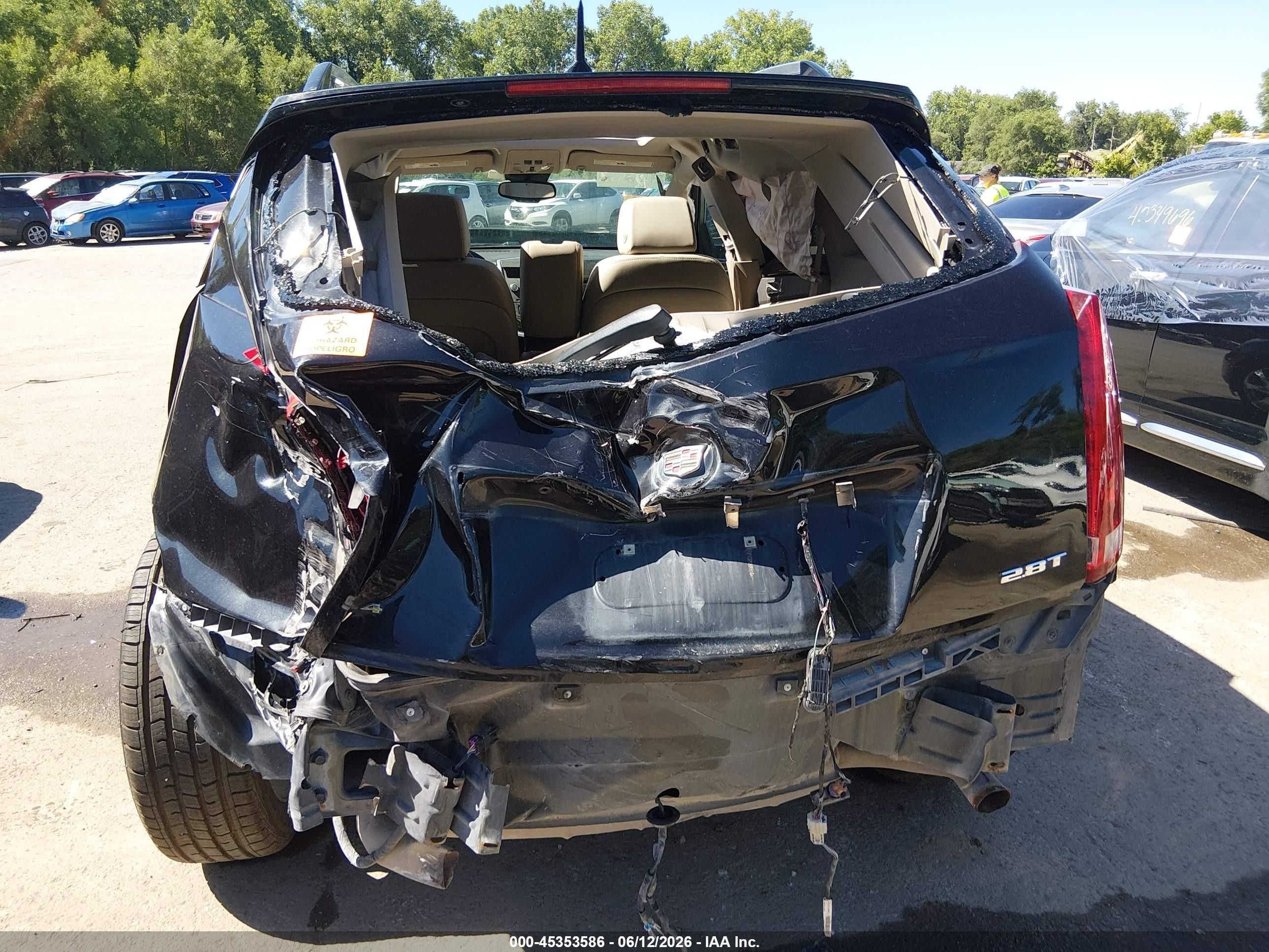2011 Cadillac Srx Turbo Premium Black vin: 3GYFNKE61BS525336
