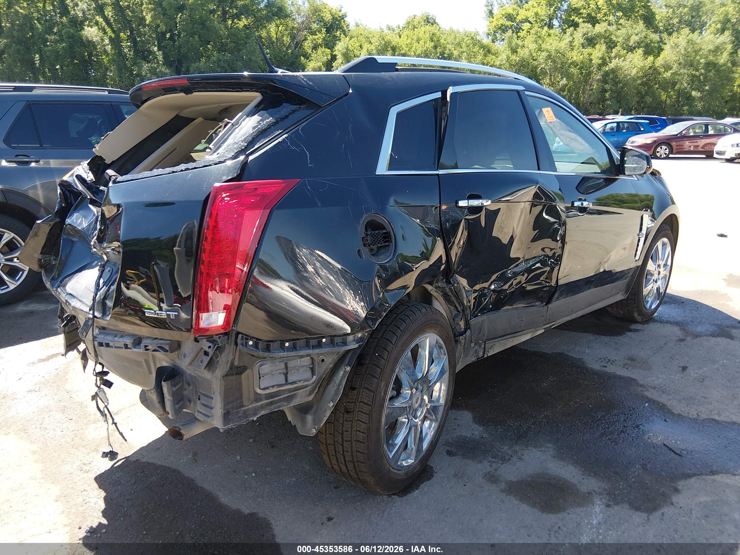 2011 Cadillac Srx Turbo Premium Black vin: 3GYFNKE61BS525336