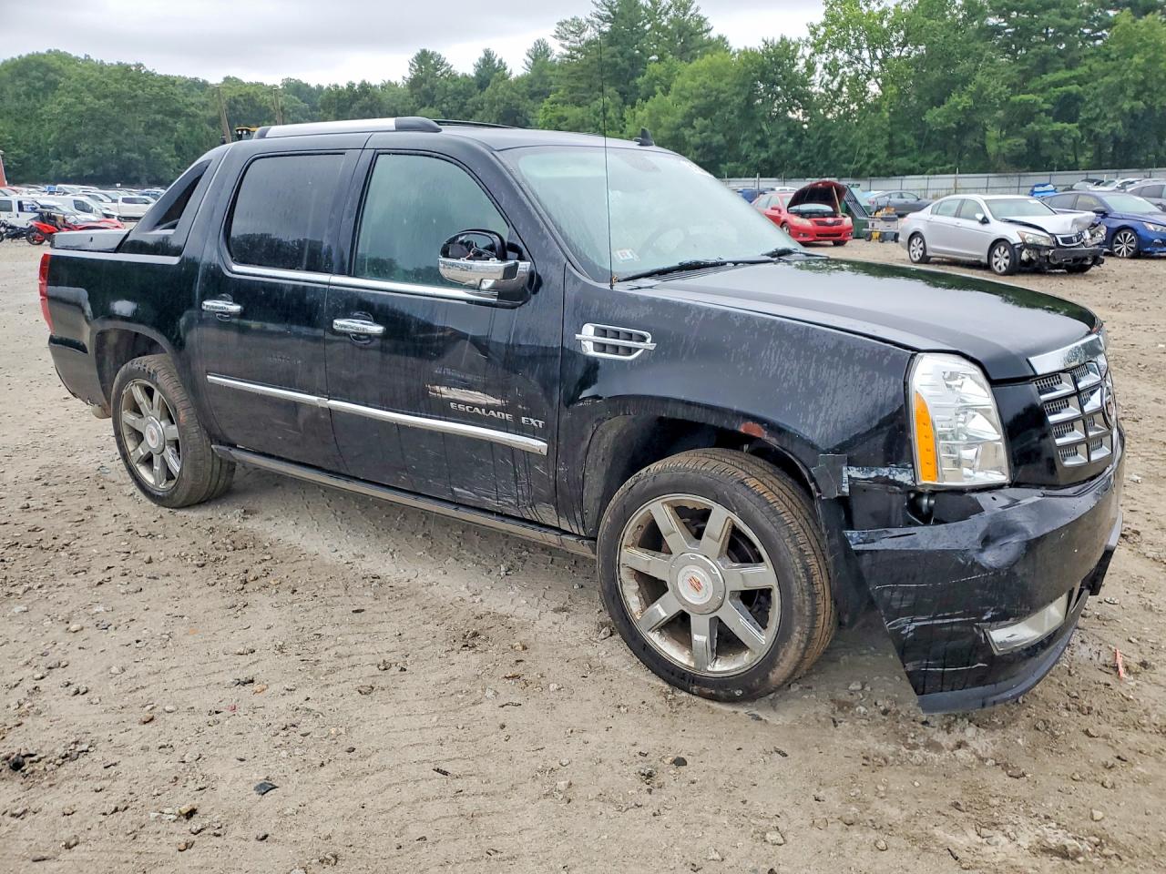 2013 Cadillac Escalade Ext Premium Черный vin: 3GYT4NEF7DG312050