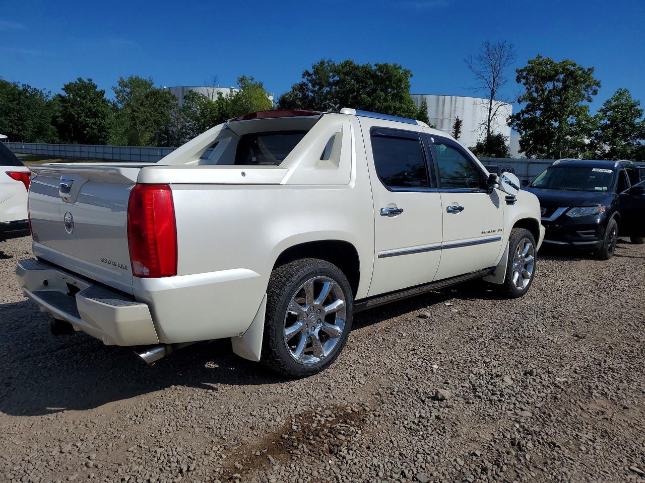 2012 Cadillac Escalade Ext Premium White vin: 3GYT4NEF8CG232027
