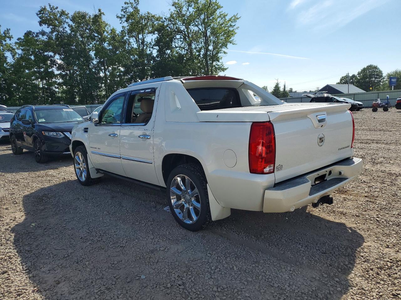 2012 Cadillac Escalade Ext Premium White vin: 3GYT4NEF8CG232027