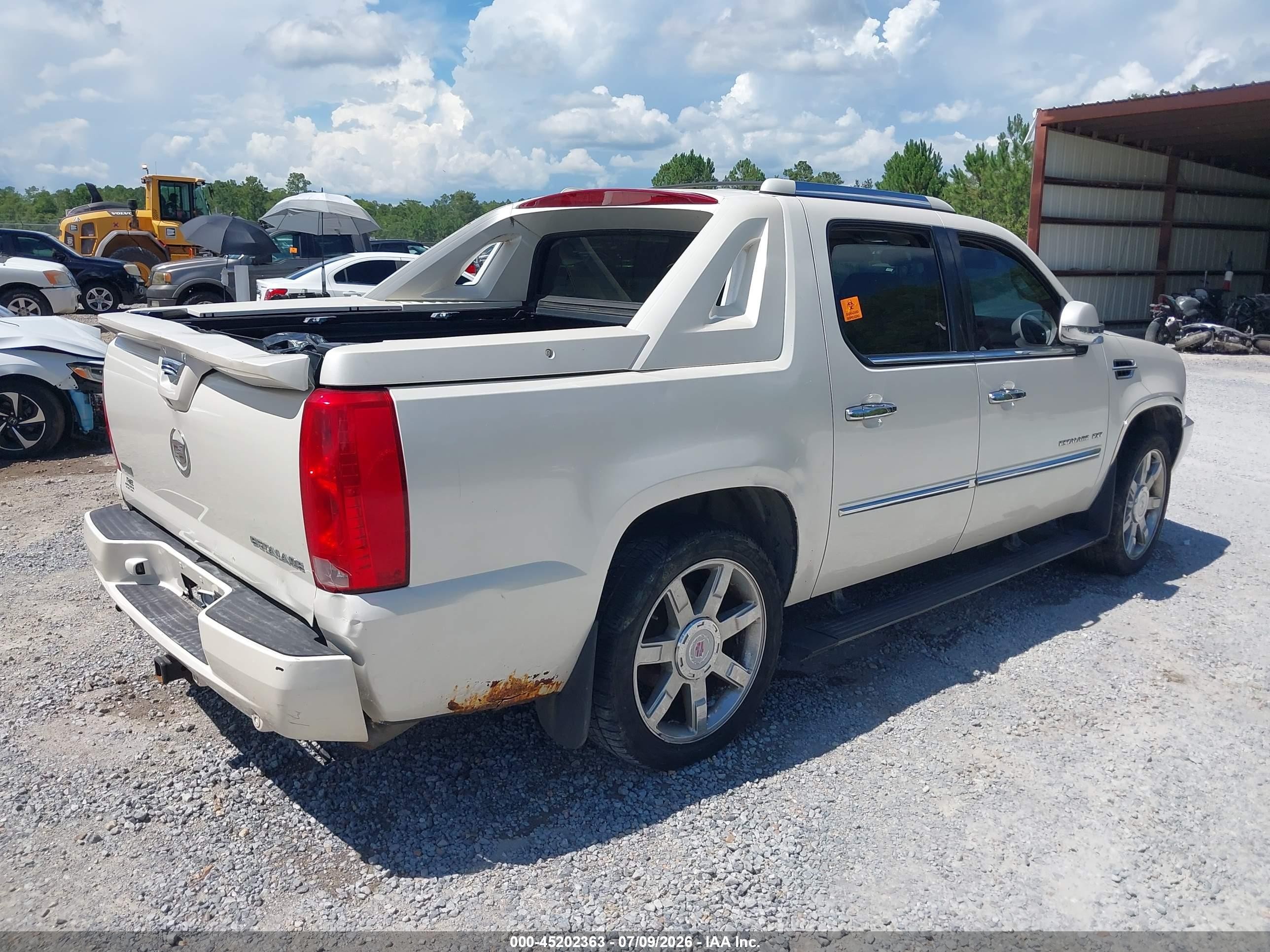 2010 Cadillac Escalade Ext Premium White vin: 3GYVKNEF3AG278697
