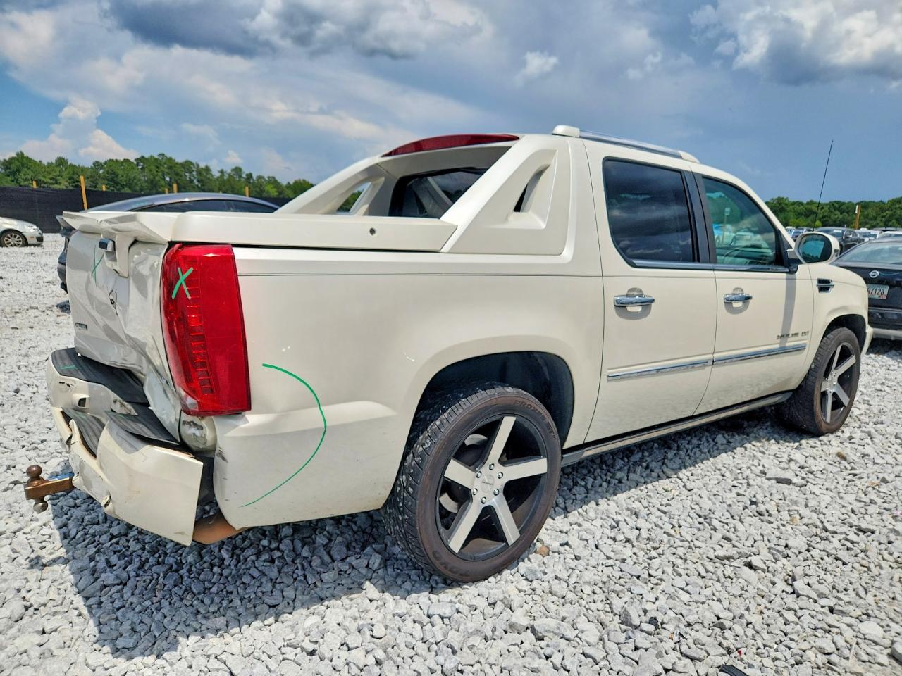 2010 Cadillac Escalade Ext Premium White vin: 3GYVKNEF4AG234546
