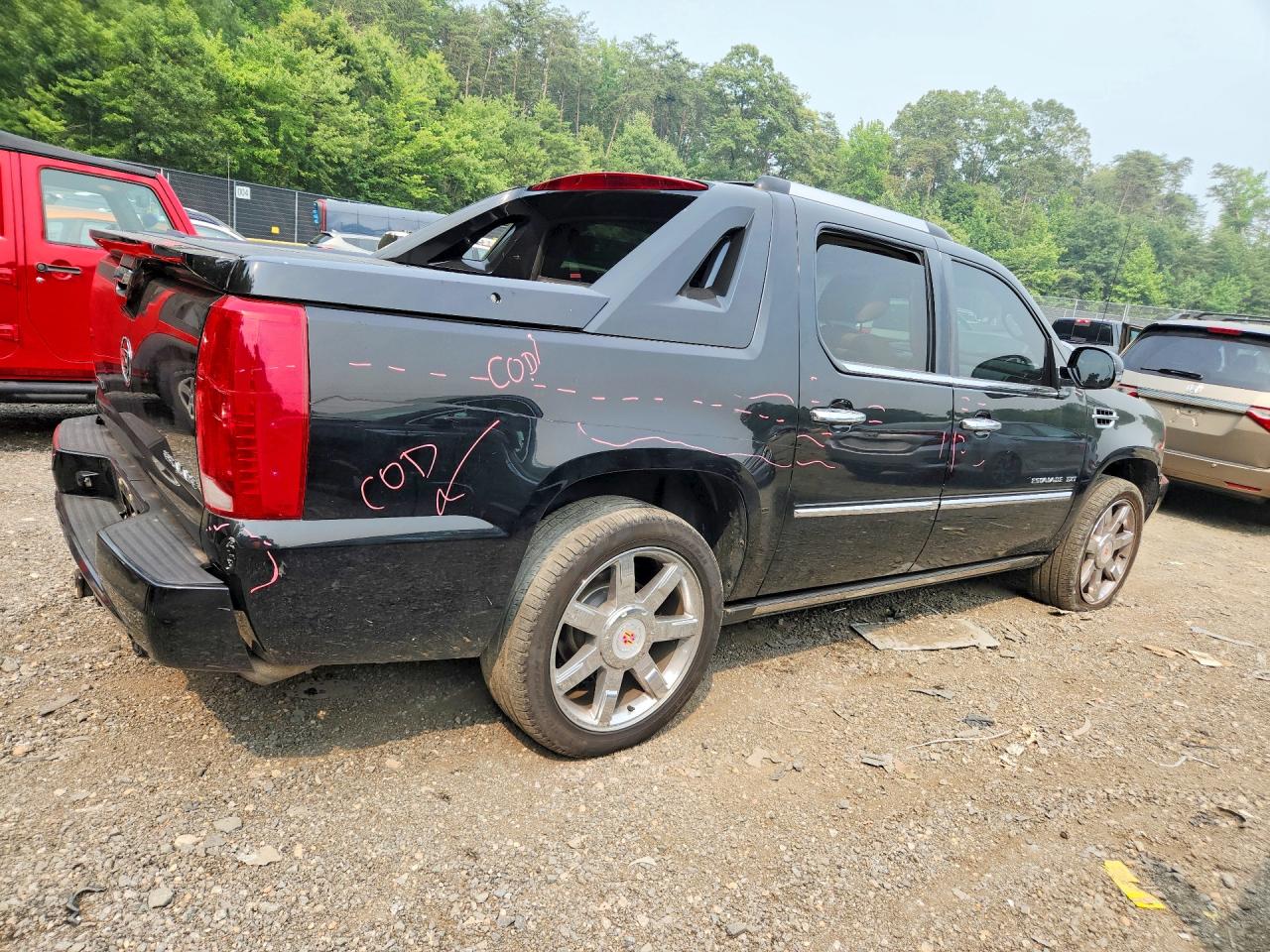 2010 Cadillac Escalade Ext Premium Black vin: 3GYVKNEF6AG280010