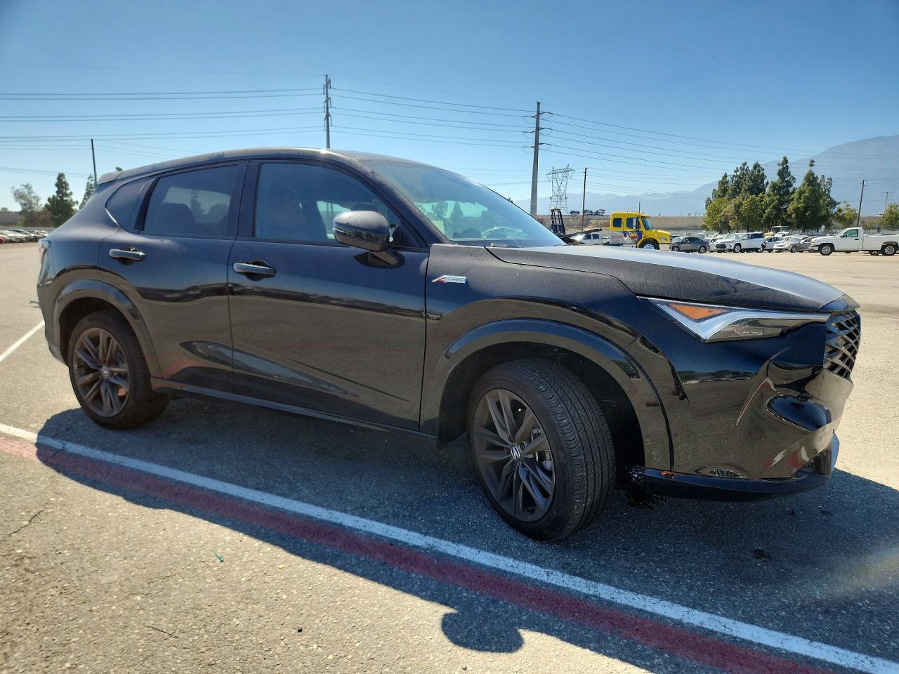 2025 Acura Adx A-spec Black vin: 3HDSA2H54SM712401