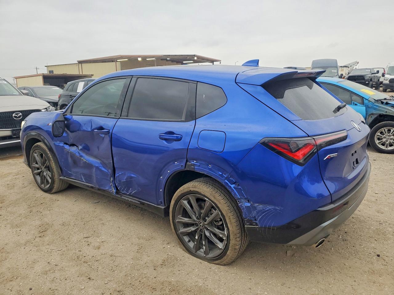 2025 Acura Adx A-spec Blue vin: 3HDSA2H55SM711290