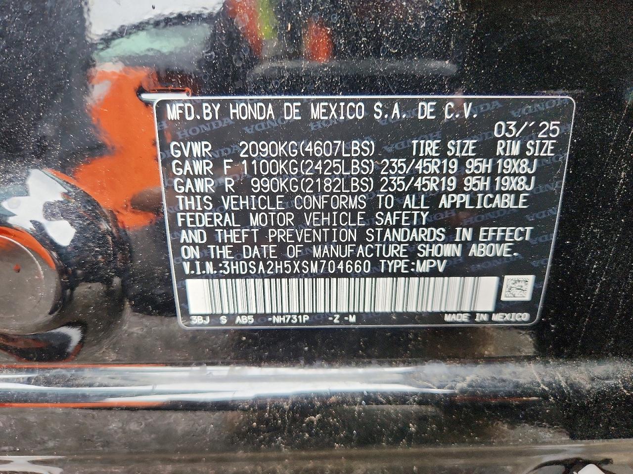 2025 Acura Adx A-spec Black vin: 3HDSA2H5XSM704660
