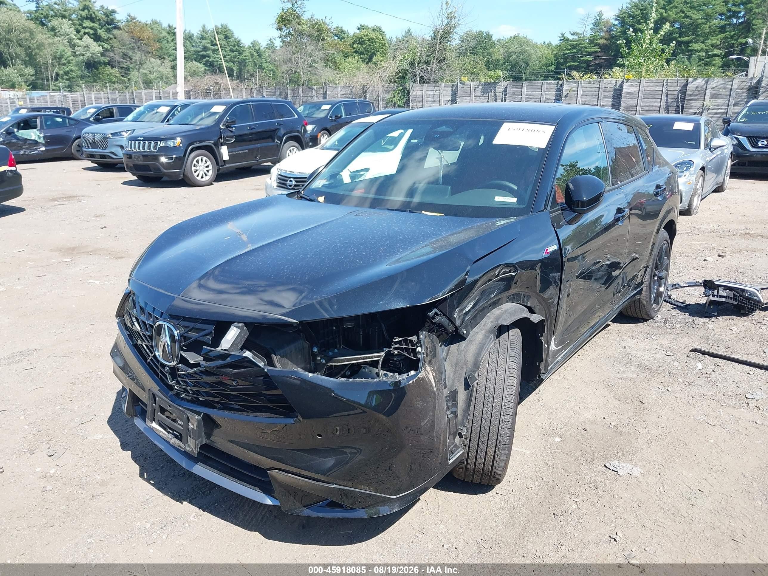 2025 Acura Adx A-spec With Advance Черный vin: 3HDSA2H76SM704463