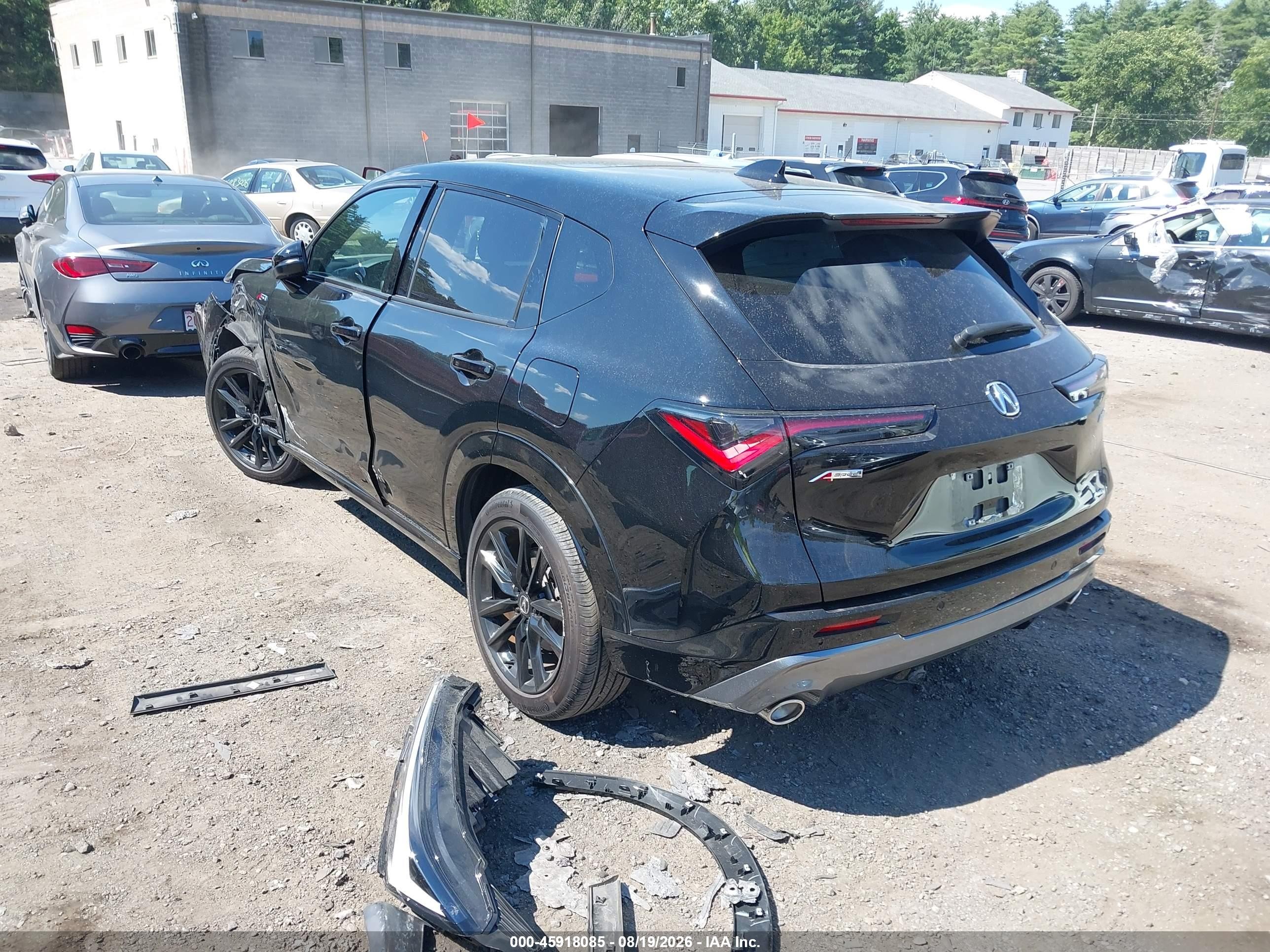 2025 Acura Adx A-spec With Advance Черный vin: 3HDSA2H76SM704463