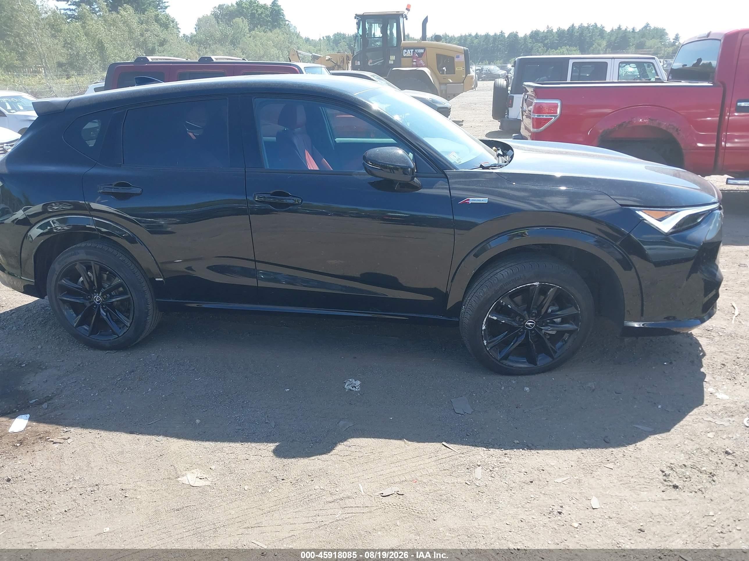 2025 Acura Adx A-spec With Advance Черный vin: 3HDSA2H76SM704463