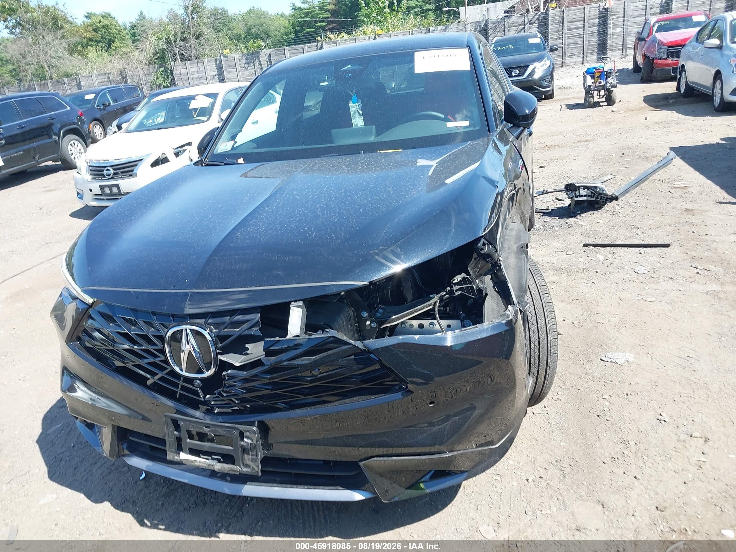 2025 Acura Adx A-spec With Advance Черный vin: 3HDSA2H76SM704463