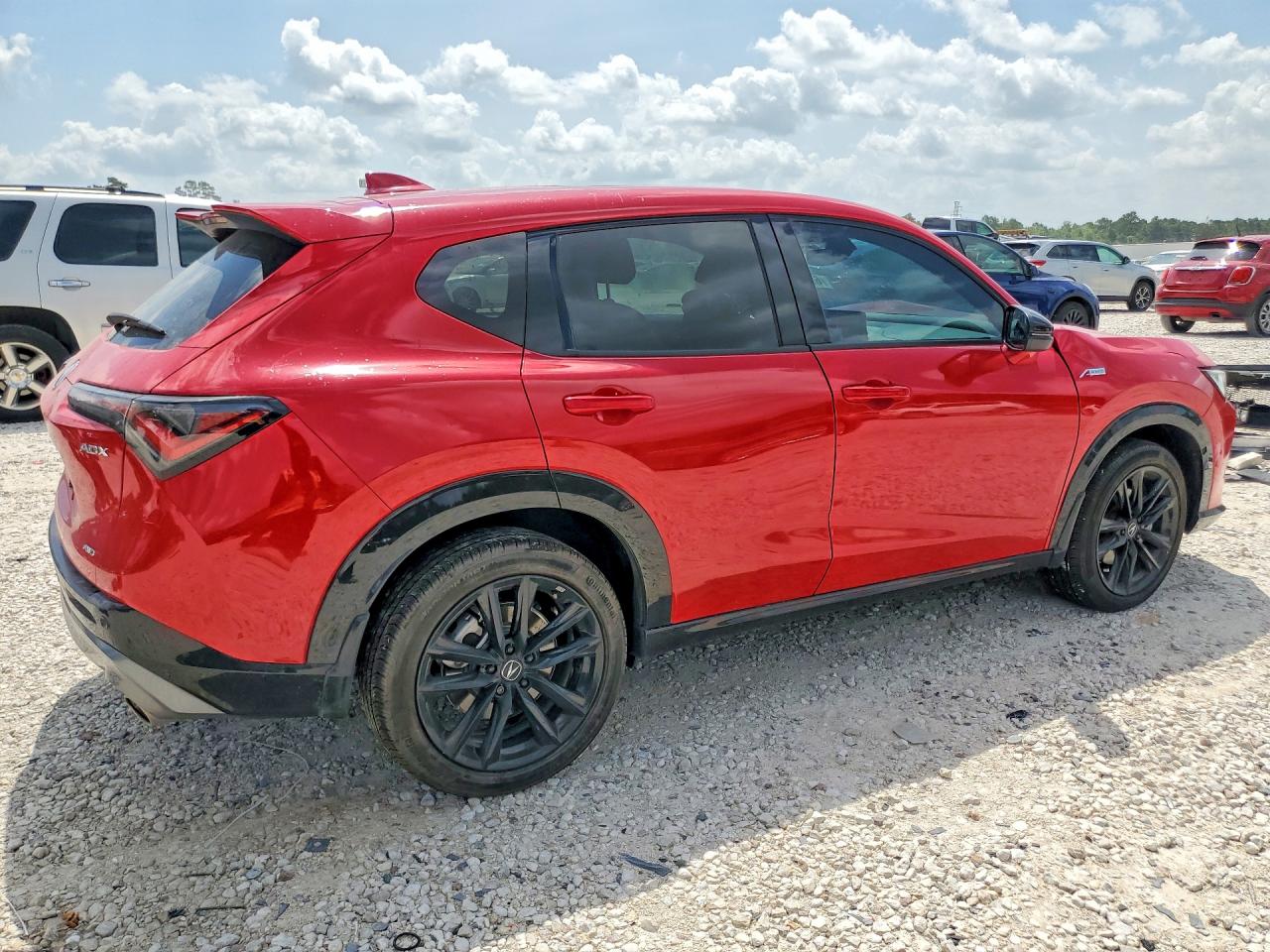 2025 Acura Adx A-spec Advance Красный vin: 3HDSA2H7XSM715935