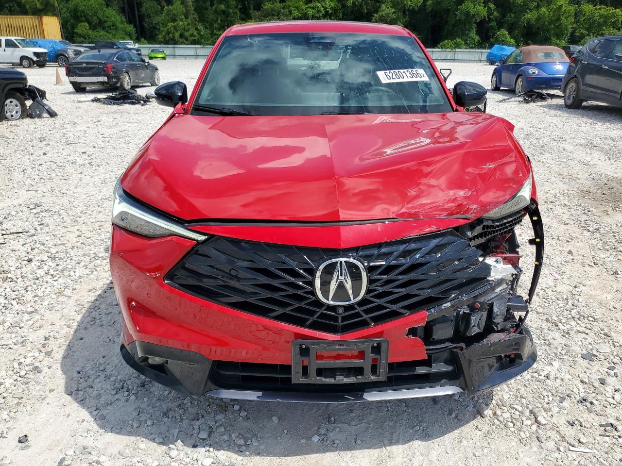 2025 Acura Adx A-spec Advance Красный vin: 3HDSA2H7XSM715935