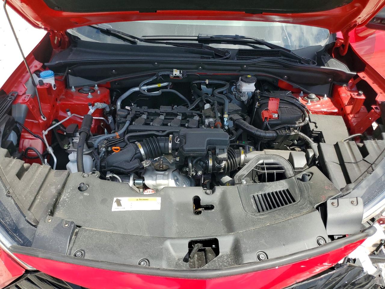 2025 Acura Adx A-spec Advance Красный vin: 3HDSA2H7XSM715935
