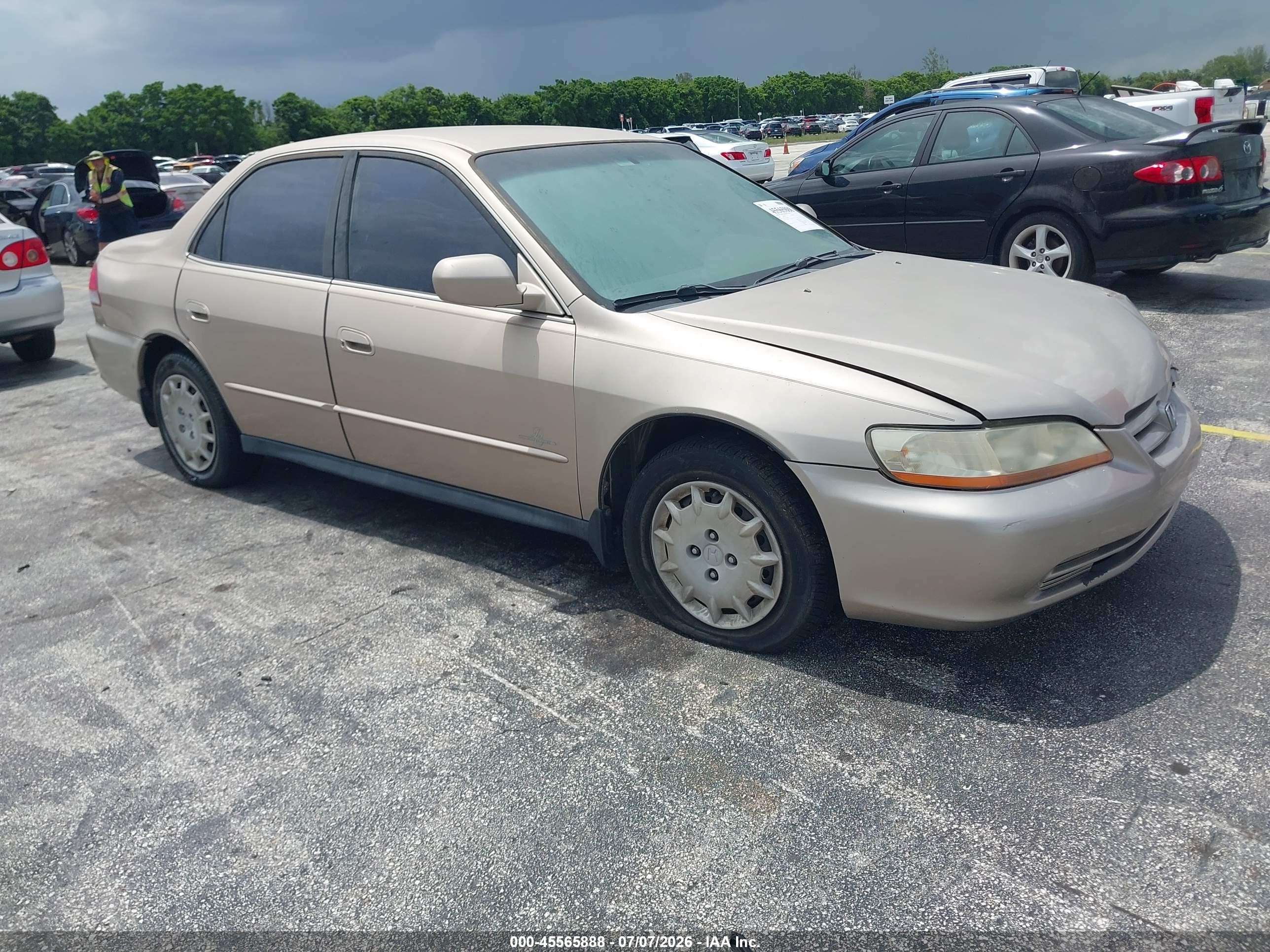 2001 Honda Accord 2.3 Lx Gold vin: 3HGCG56411G700706