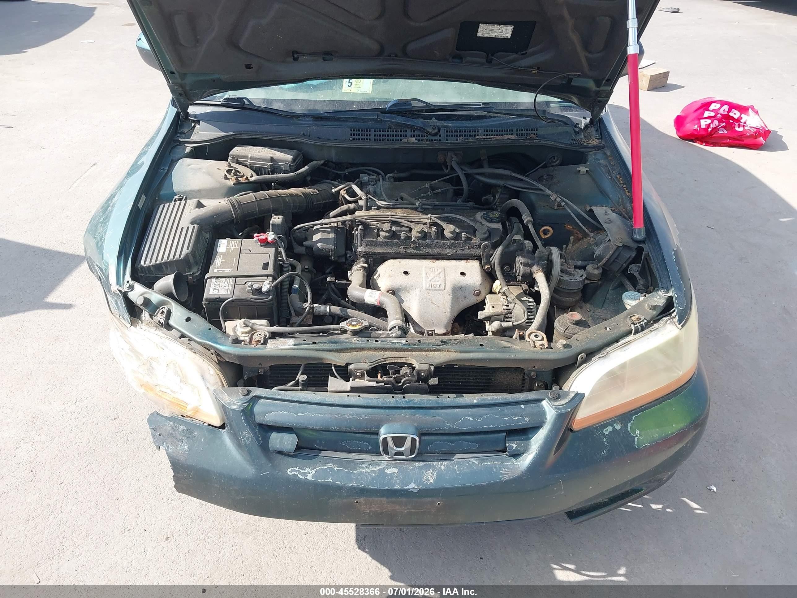 2002 Honda Accord 2.3 Lx Green vin: 3HGCG56422G702305