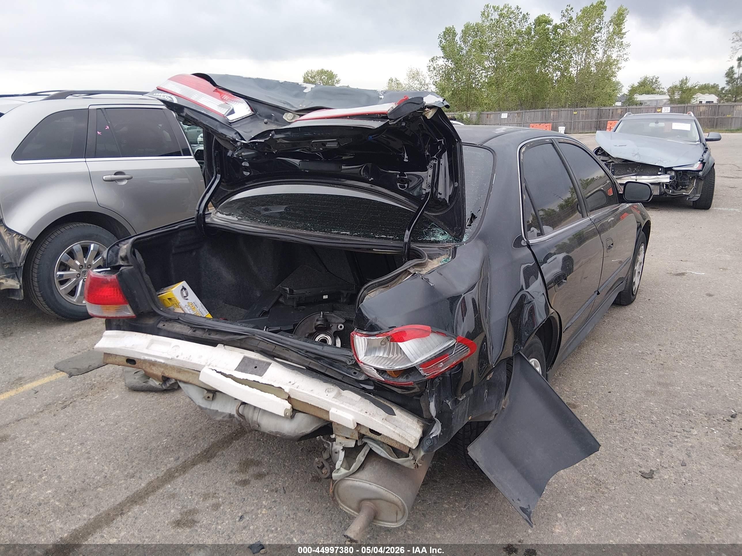 2002 Honda Accord 2.3 Lx Черный vin: 3HGCG56442G705366