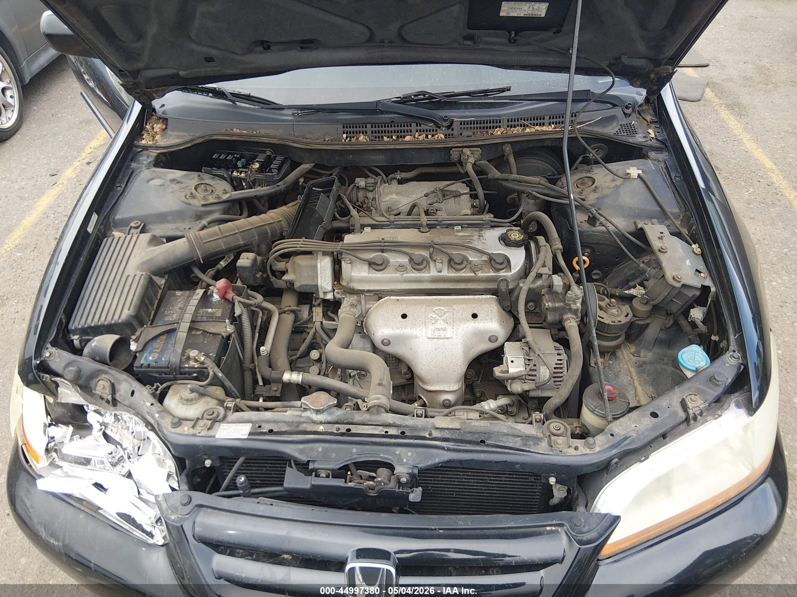 2002 Honda Accord 2.3 Lx Черный vin: 3HGCG56442G705366