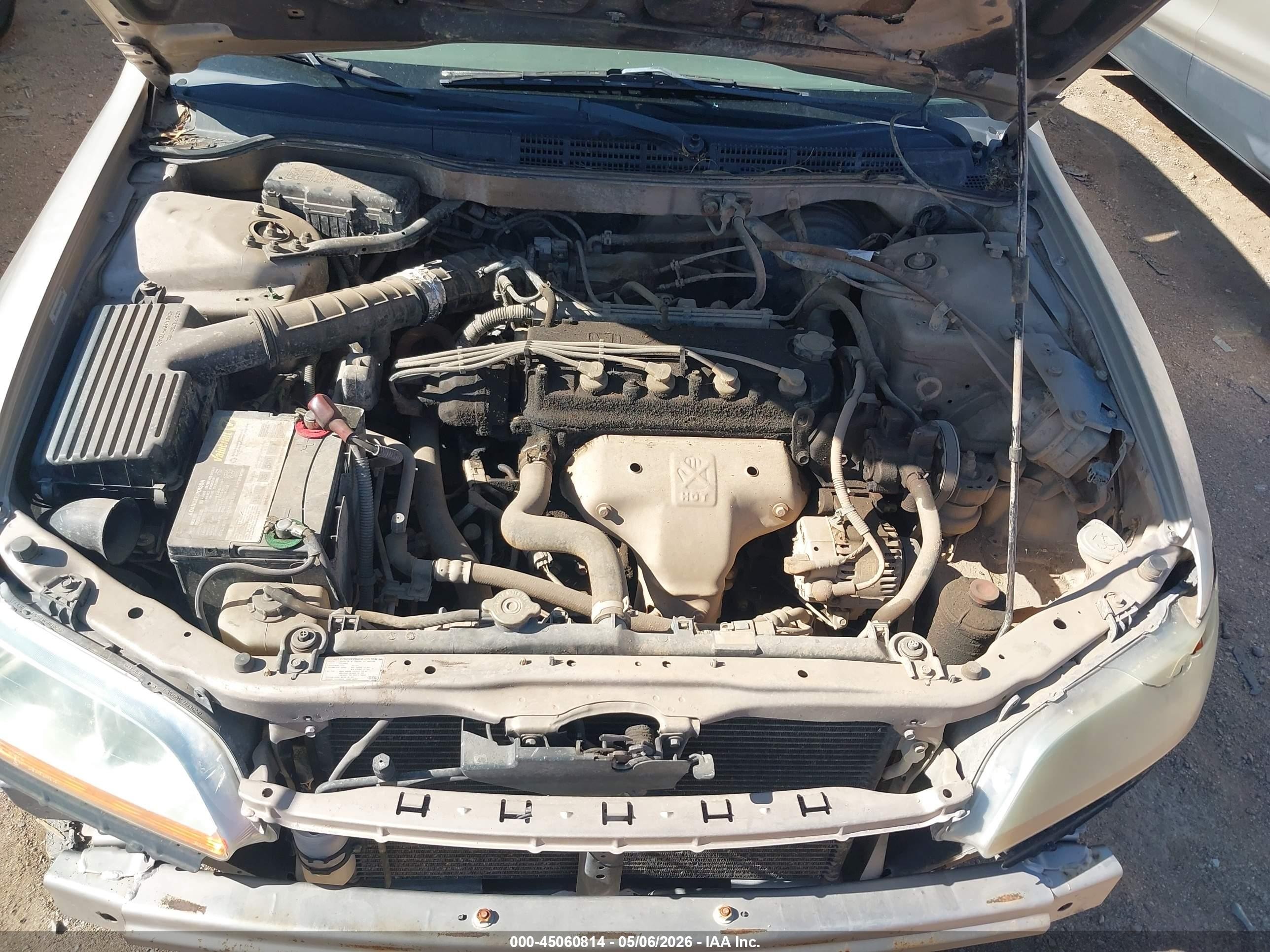 2002 Honda Accord 2.3 Lx Gold vin: 3HGCG56462G705675