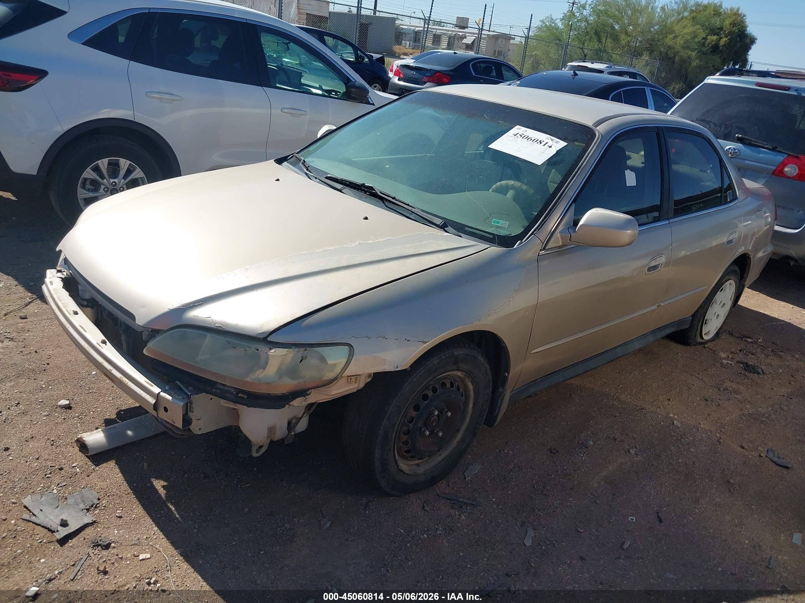 2002 Honda Accord 2.3 Lx Gold vin: 3HGCG56462G705675