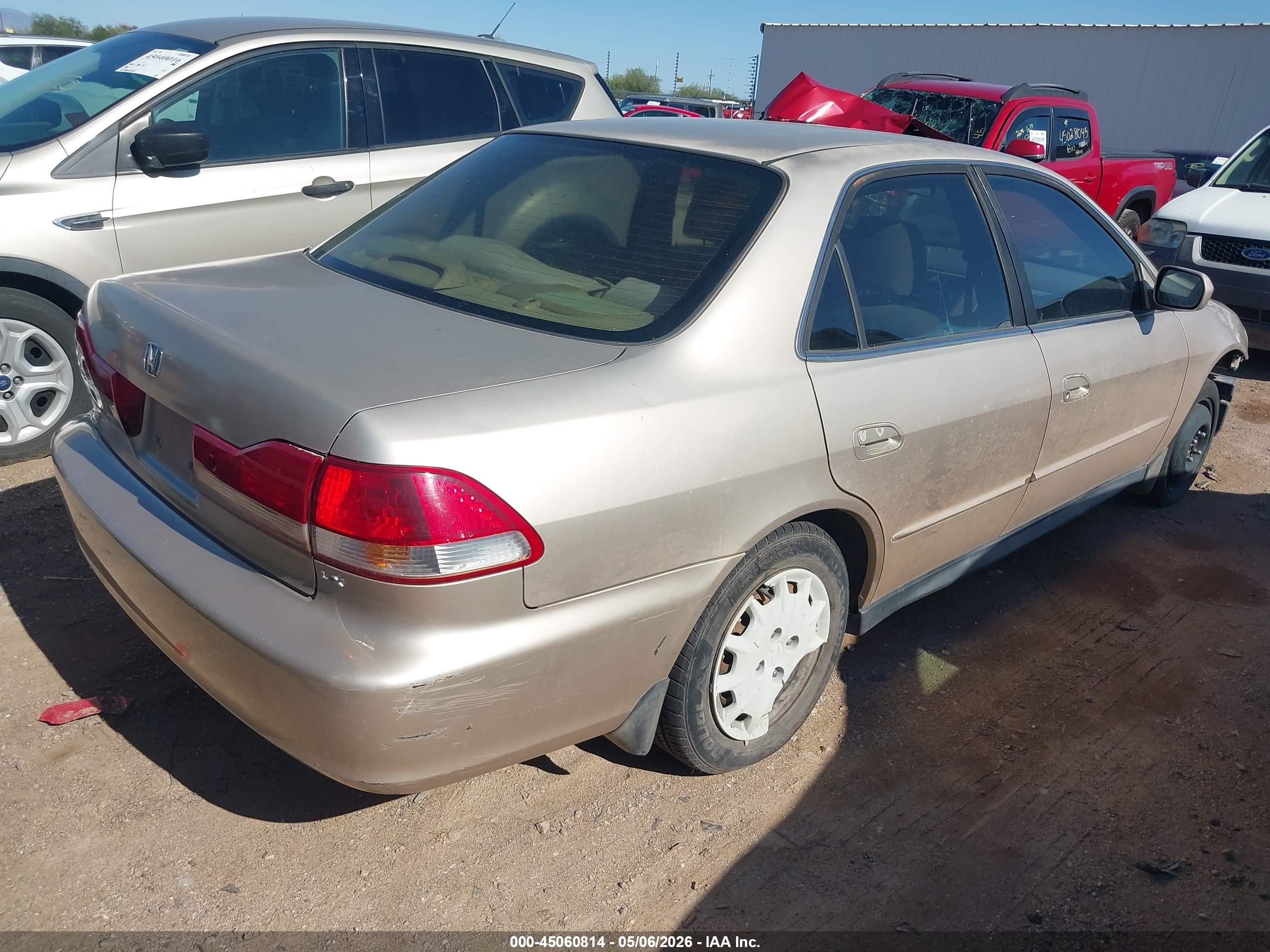 2002 Honda Accord 2.3 Lx Gold vin: 3HGCG56462G705675