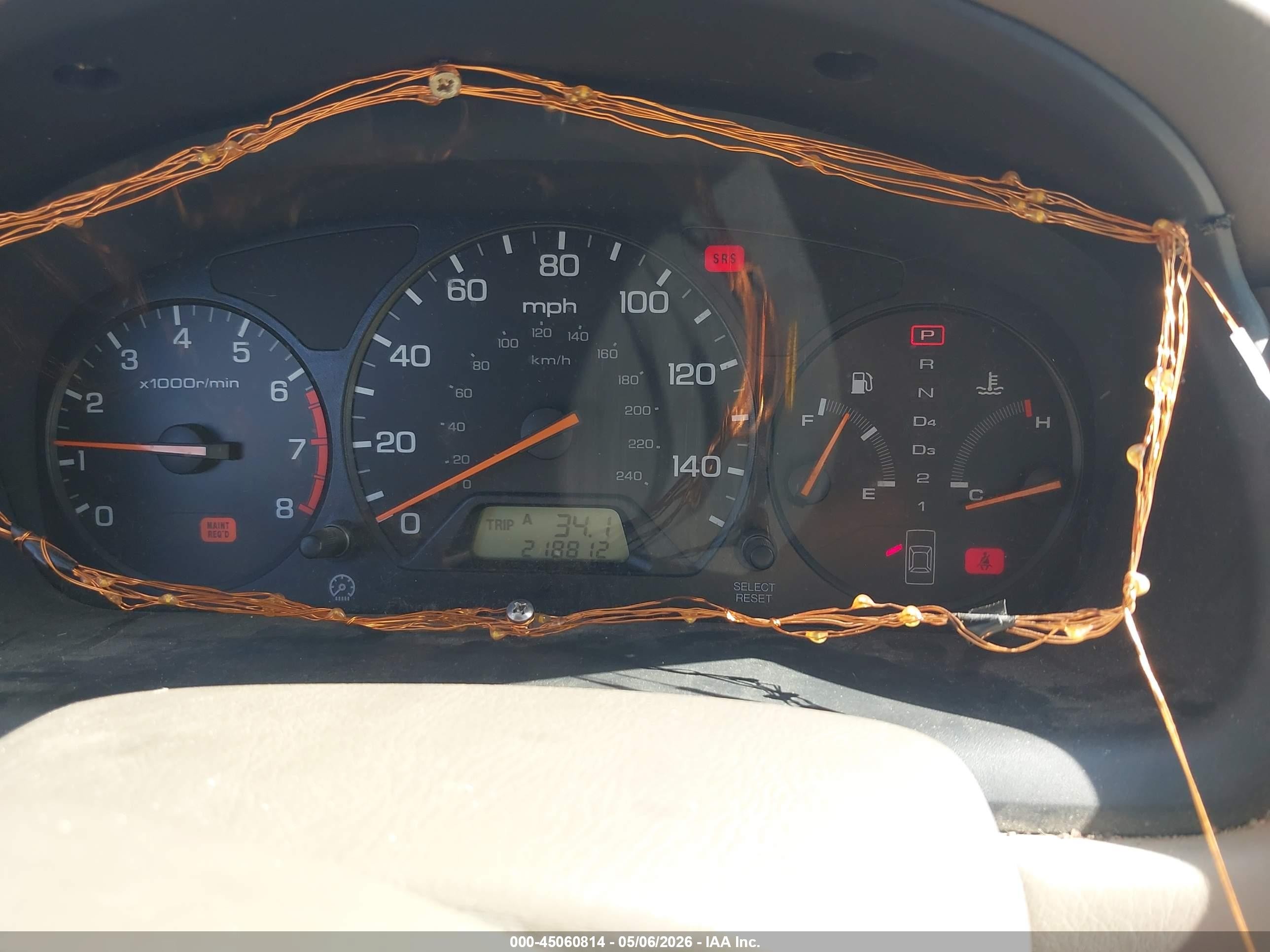 2002 Honda Accord 2.3 Lx Gold vin: 3HGCG56462G705675
