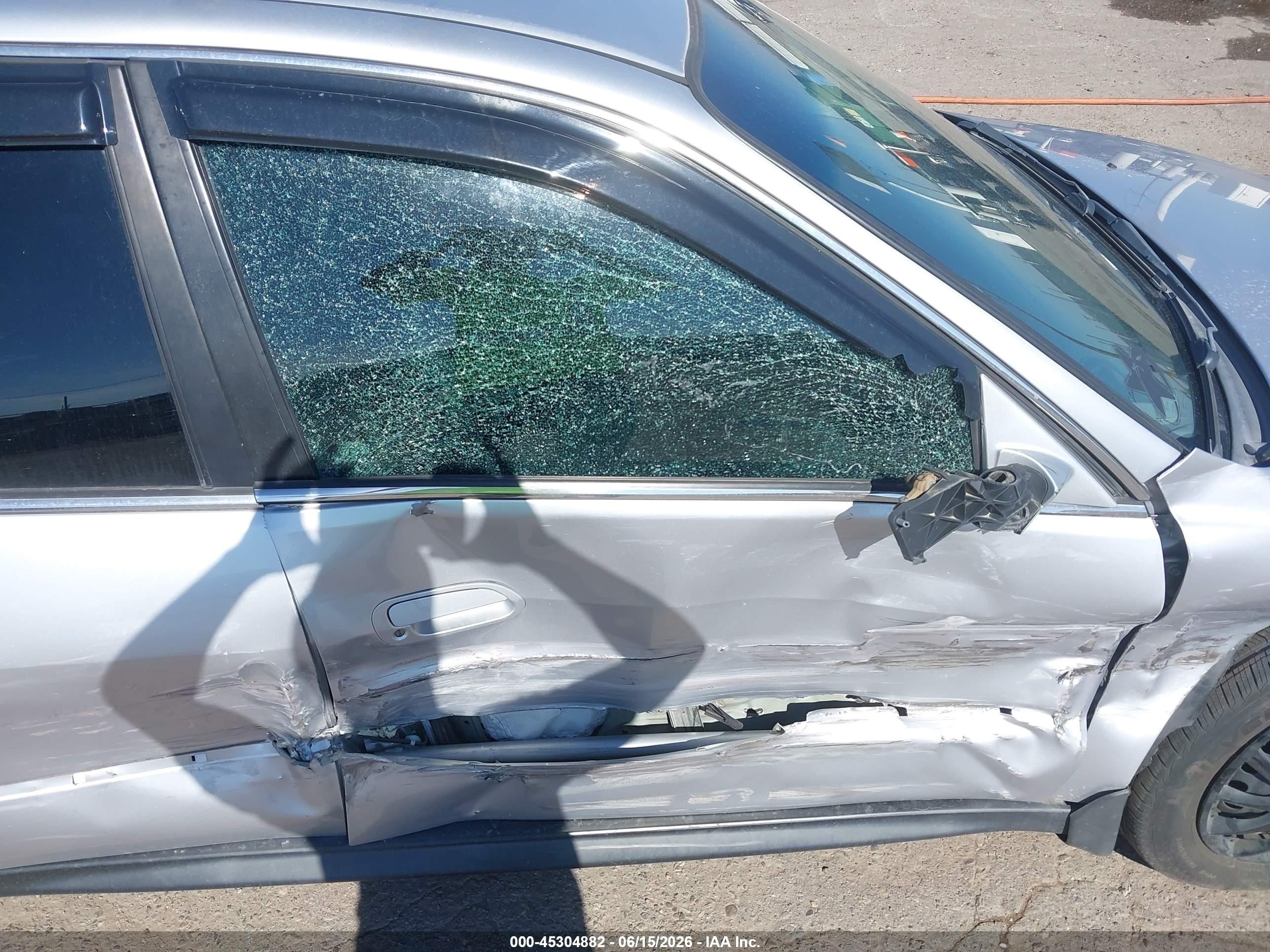 2002 Honda Accord 2.3 Lx Silver vin: 3HGCG56462G706499