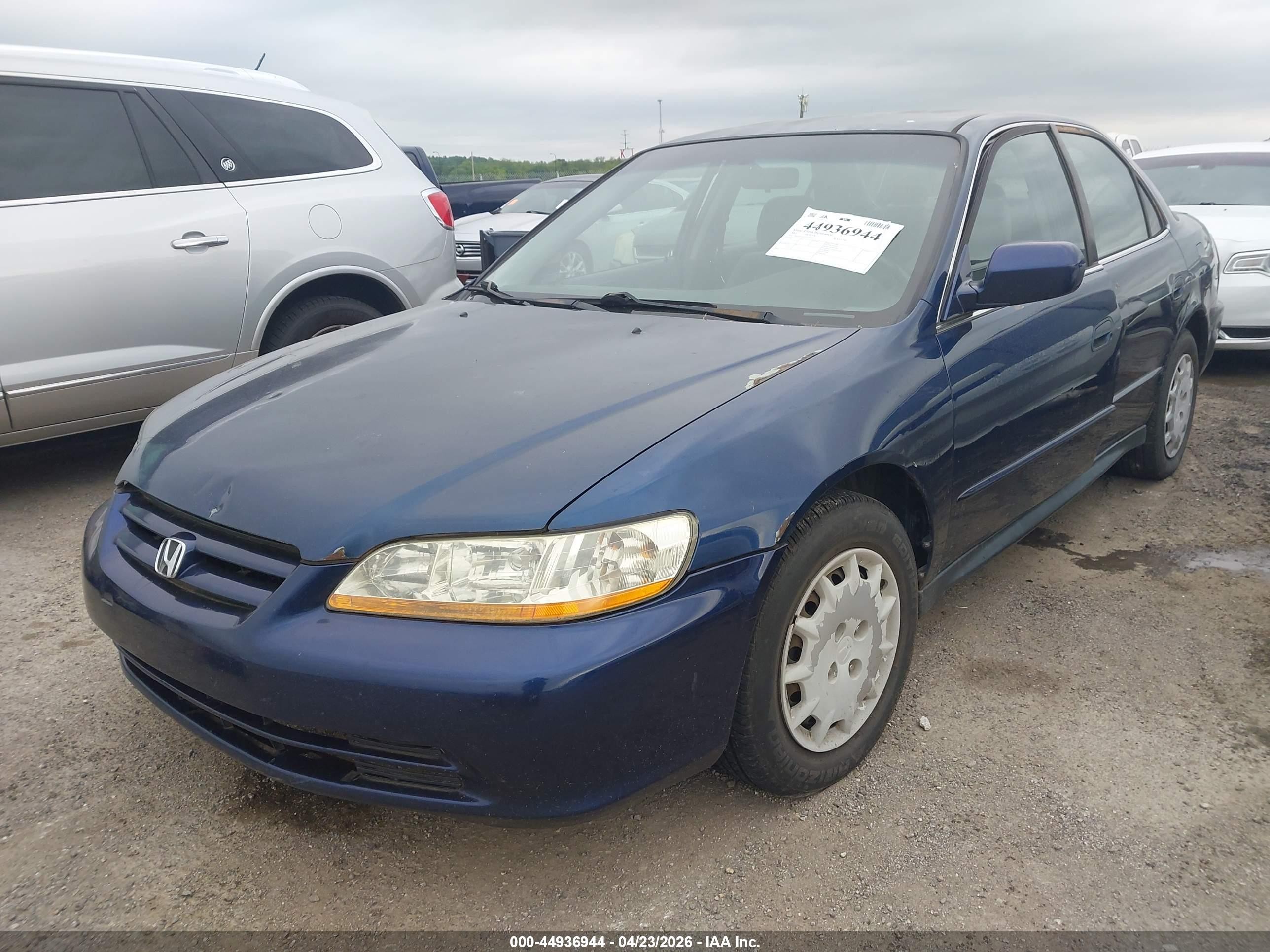2002 Honda Accord 2.3 Lx Синий vin: 3HGCG56472G700212