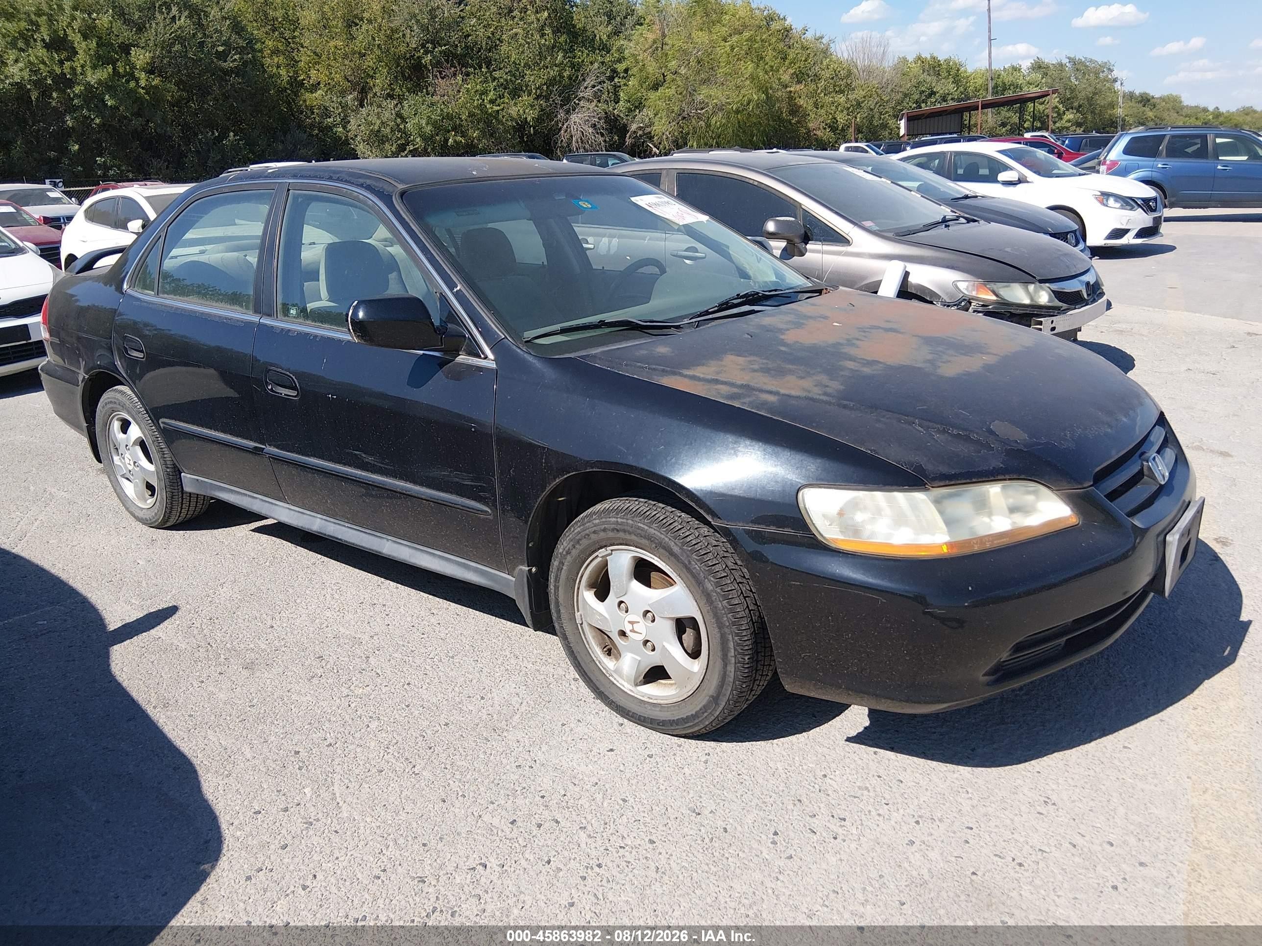 2002 Honda Accord 2.3 Lx Черный vin: 3HGCG56472G700856