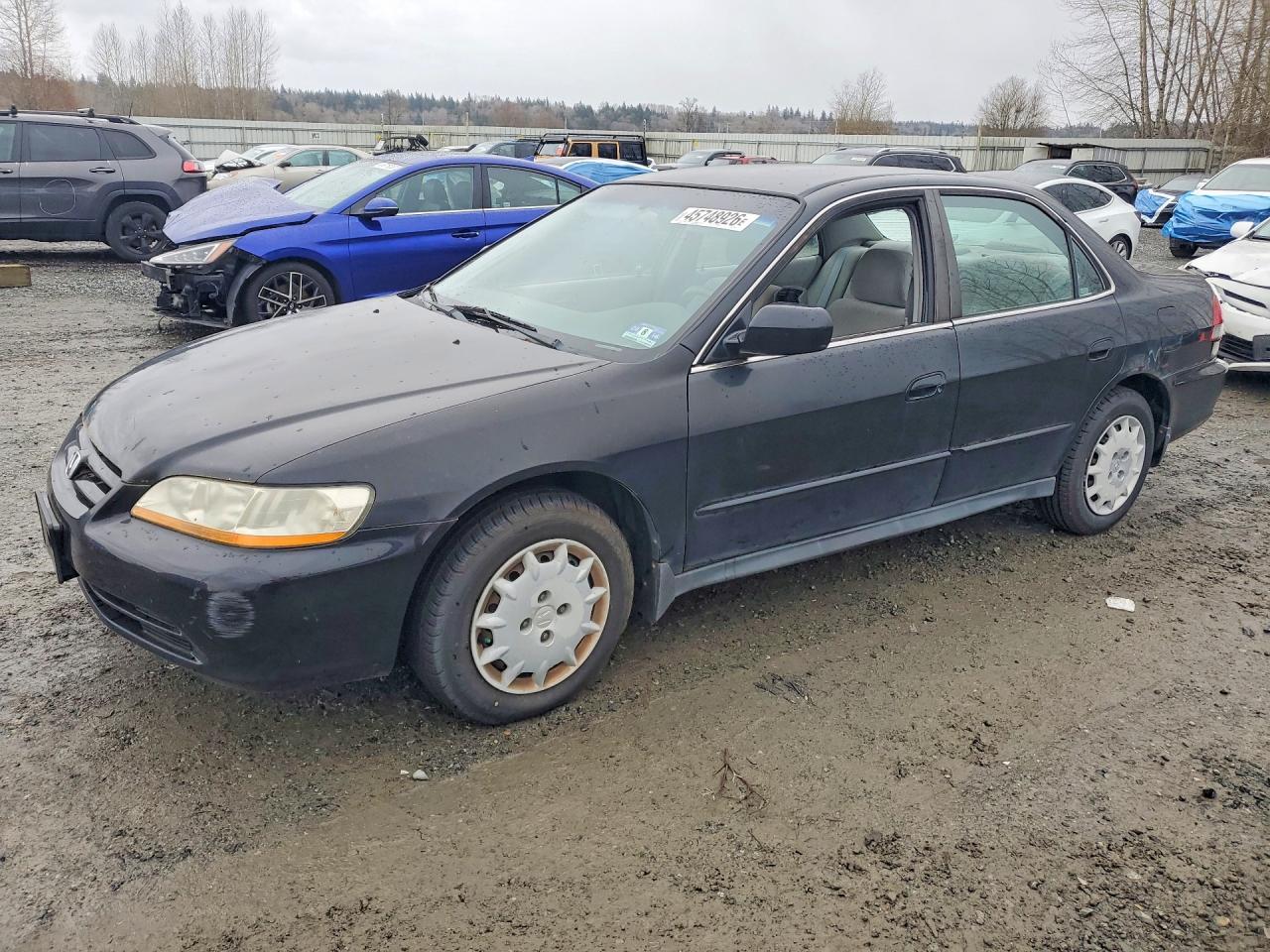 2002 Honda Accord Lx Черный vin: 3HGCG564X2G703072