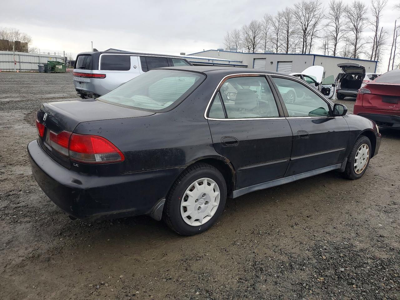 2002 Honda Accord Lx Black vin: 3HGCG564X2G703072