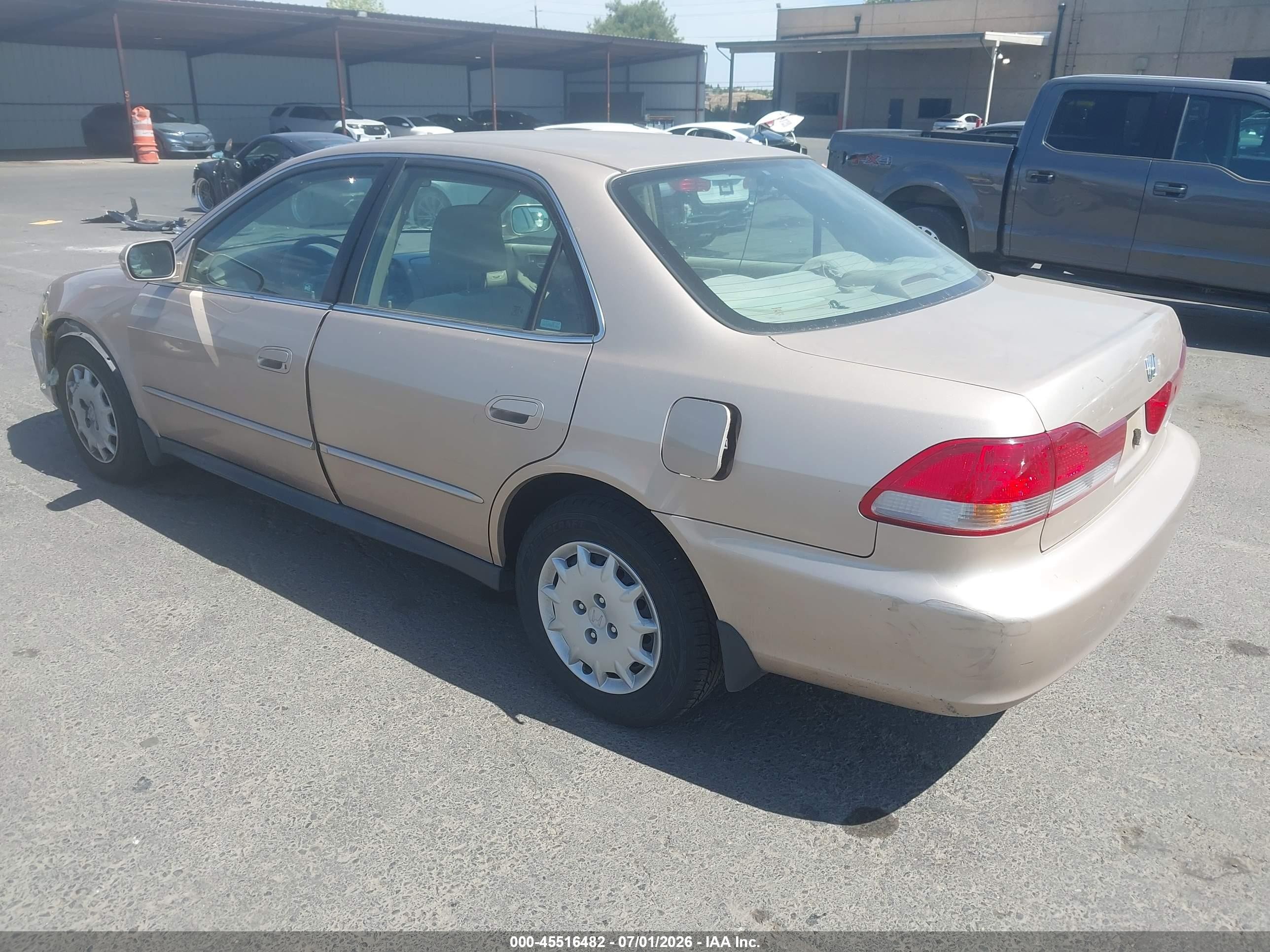 2002 Honda Accord 2.3 Lx Champagne vin: 3HGCG66512G705579