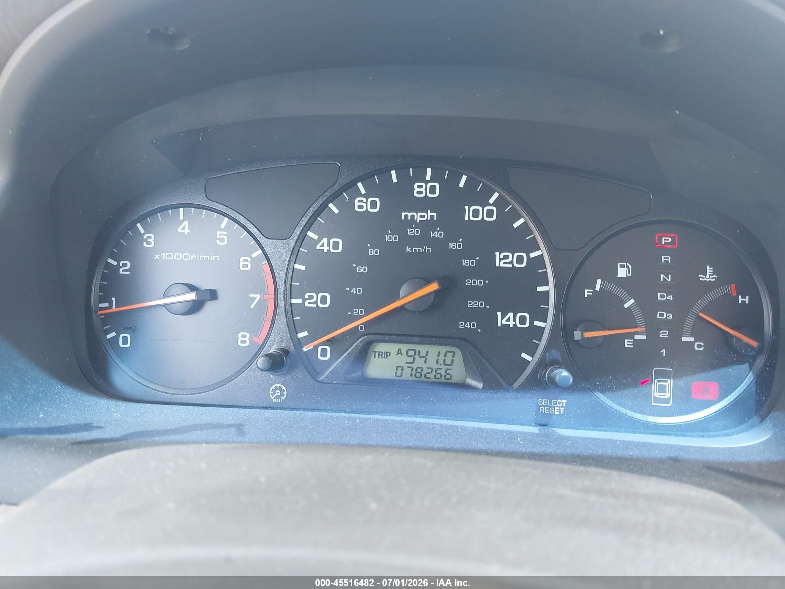 2002 Honda Accord 2.3 Lx Champagne vin: 3HGCG66512G705579