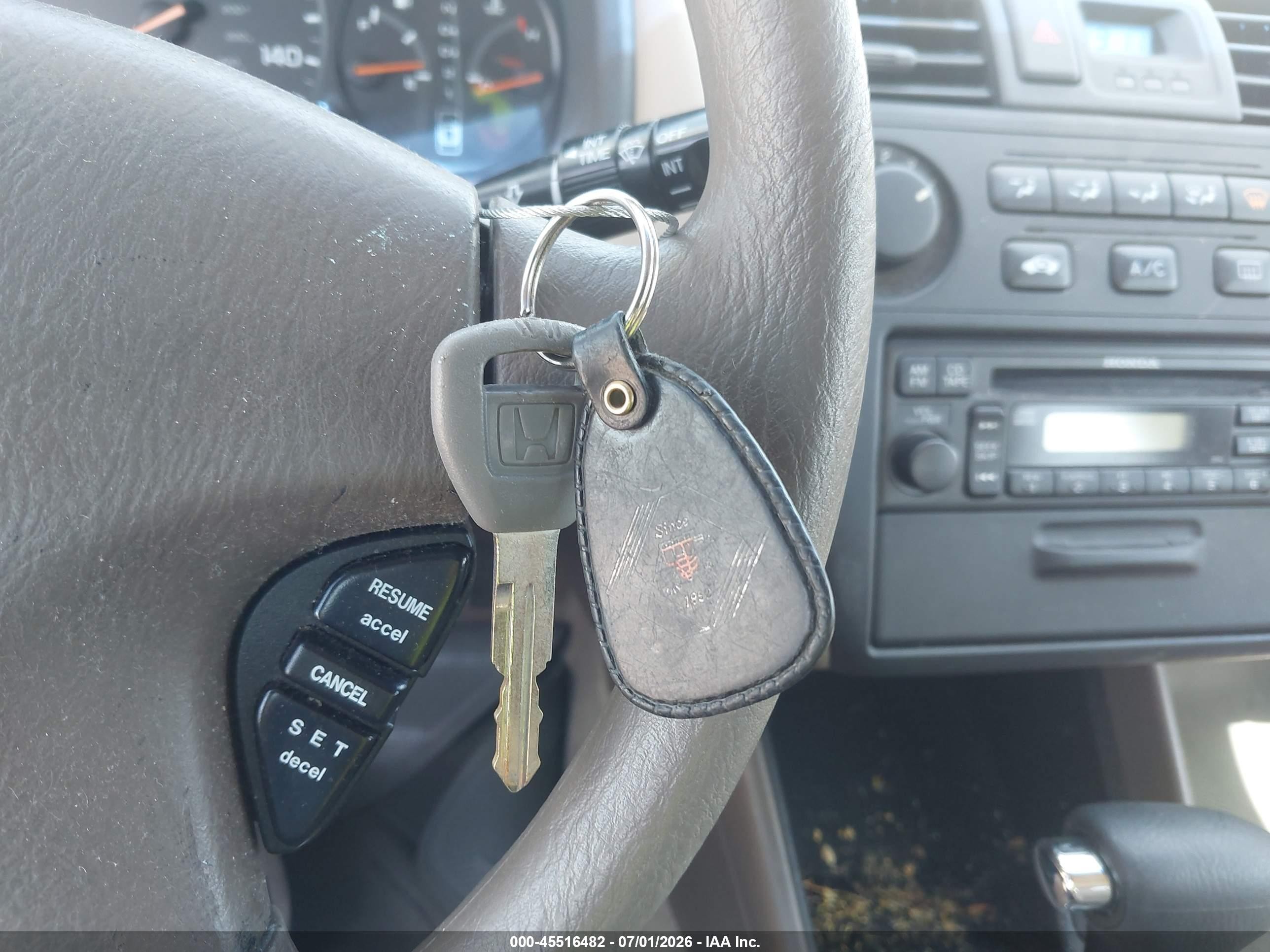 2002 Honda Accord 2.3 Lx Champagne vin: 3HGCG66512G705579
