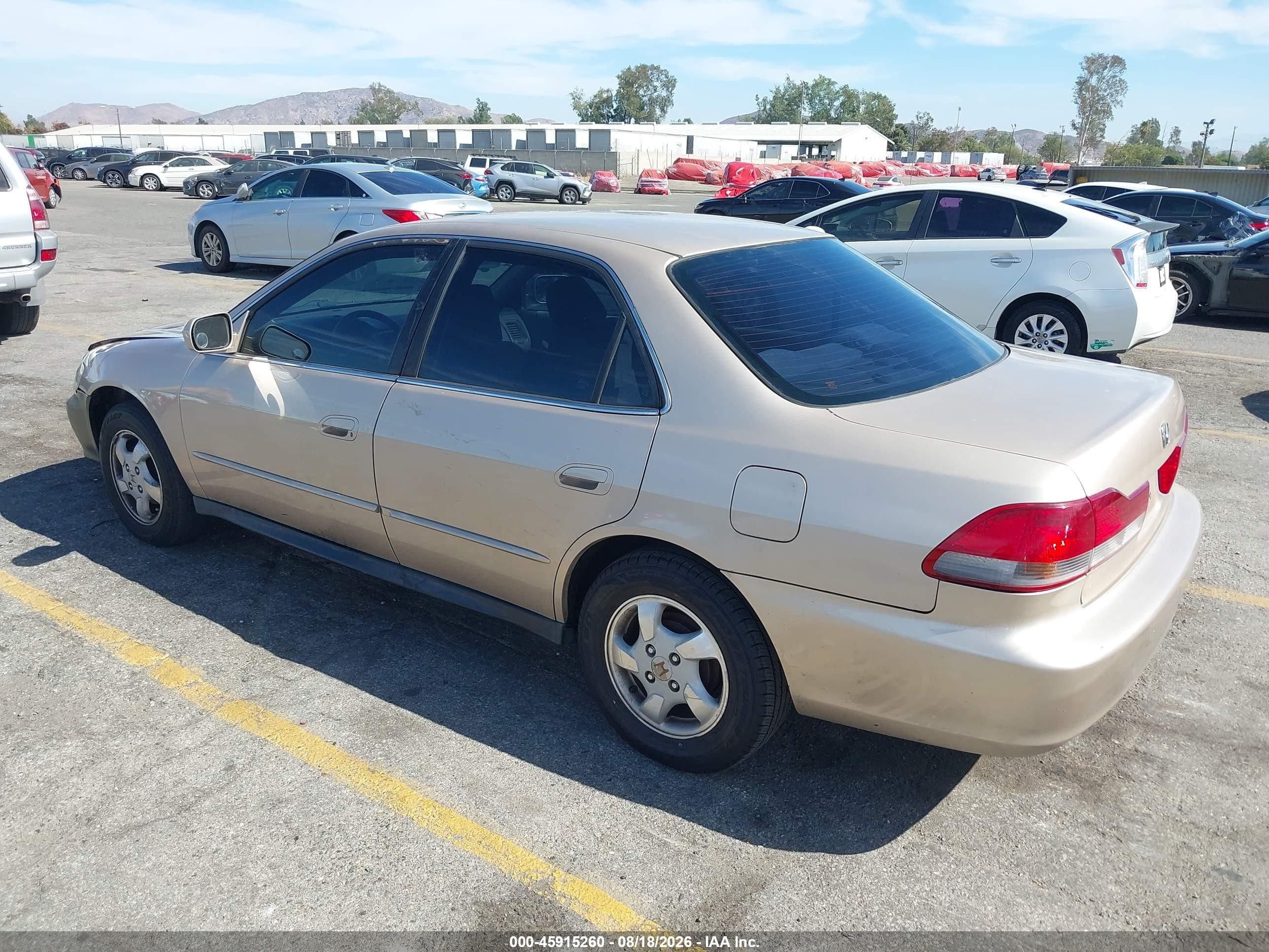 2001 Honda Accord 2.3 Lx Gold vin: 3HGCG66521G711633