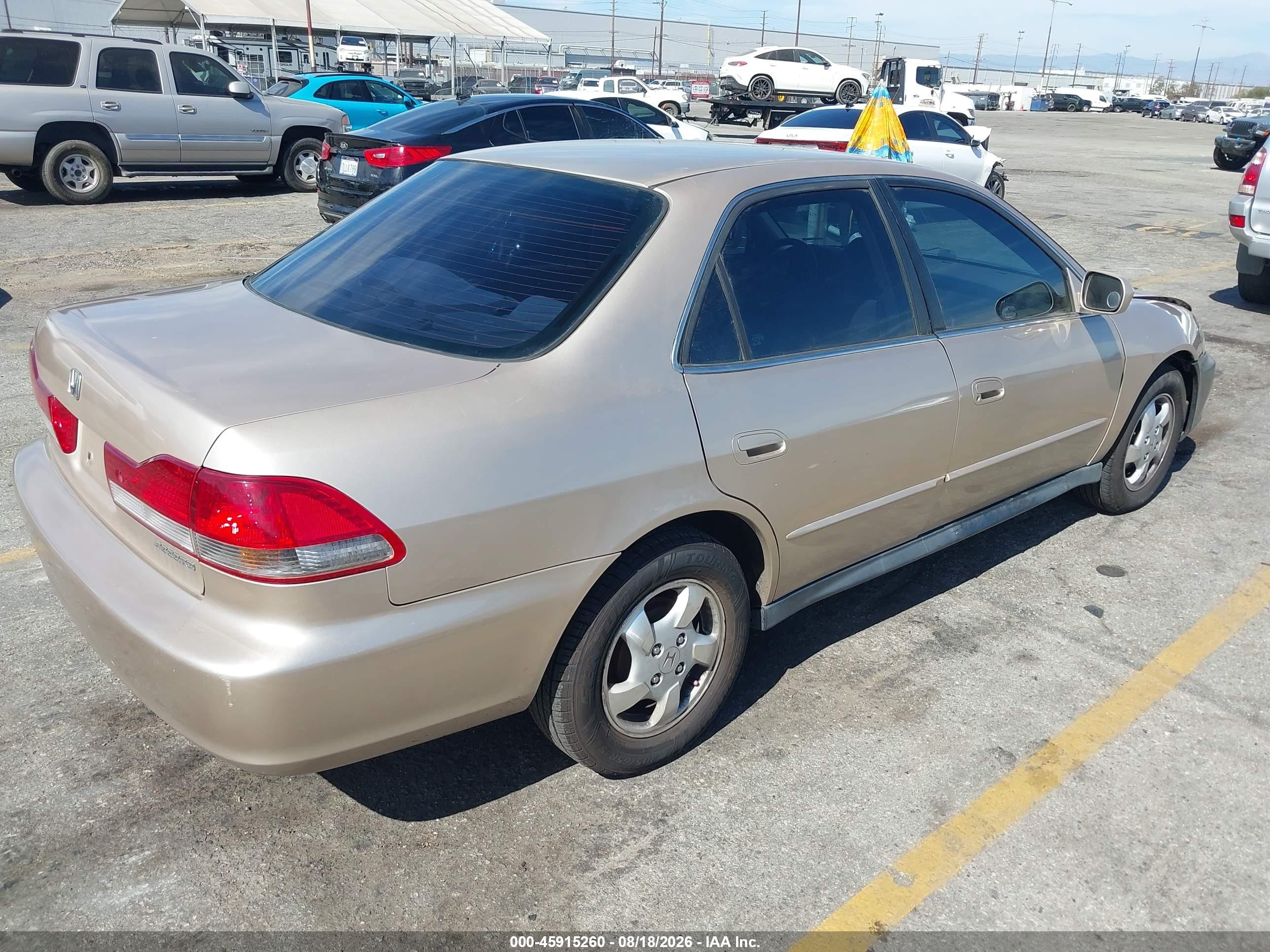 2001 Honda Accord 2.3 Lx Gold vin: 3HGCG66521G711633