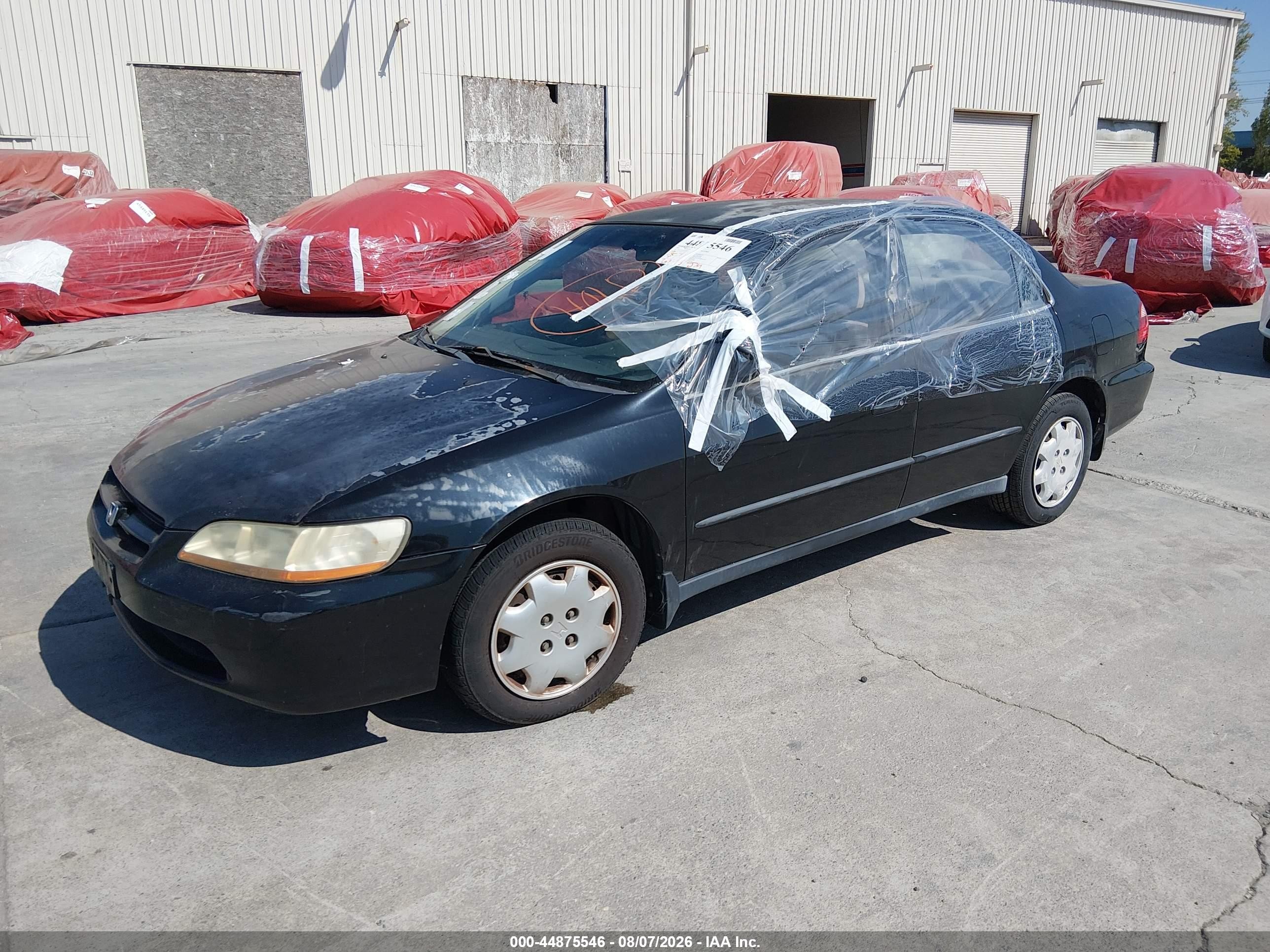2000 Honda Accord 2.3 Lx Black vin: 3HGCG6652YG705910