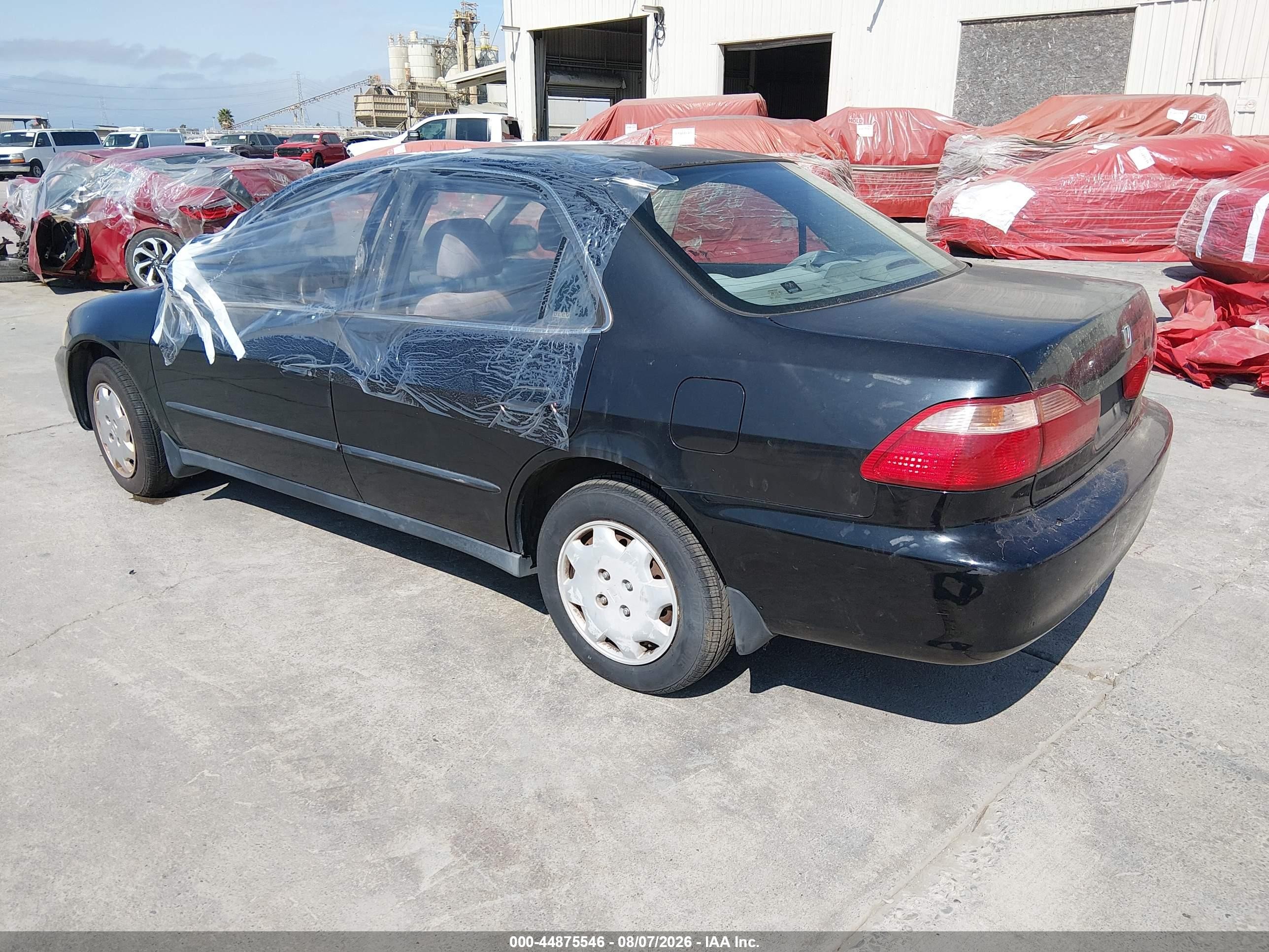 2000 Honda Accord 2.3 Lx Black vin: 3HGCG6652YG705910