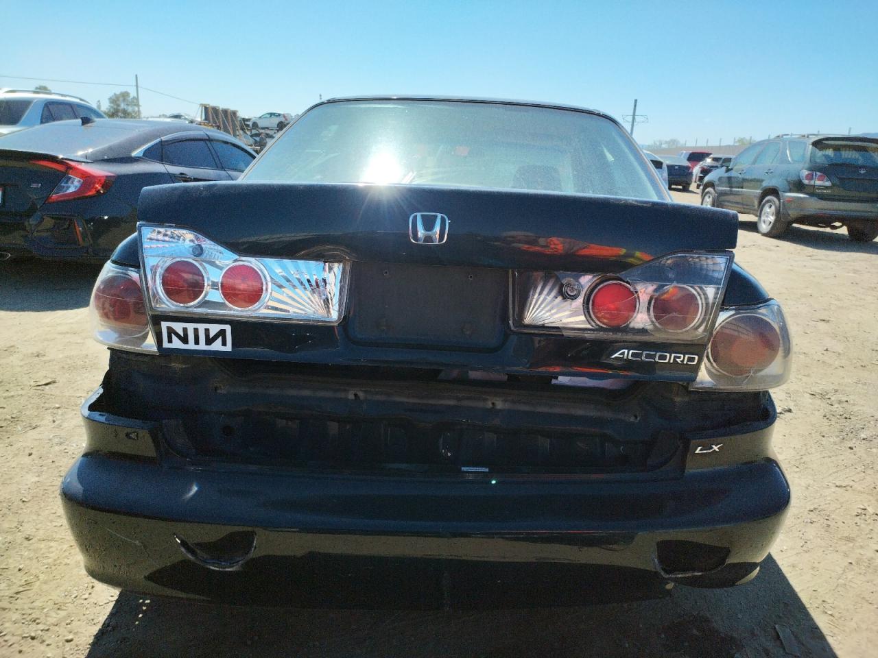 2002 Honda Accord Lx Черный vin: 3HGCG66532G704336