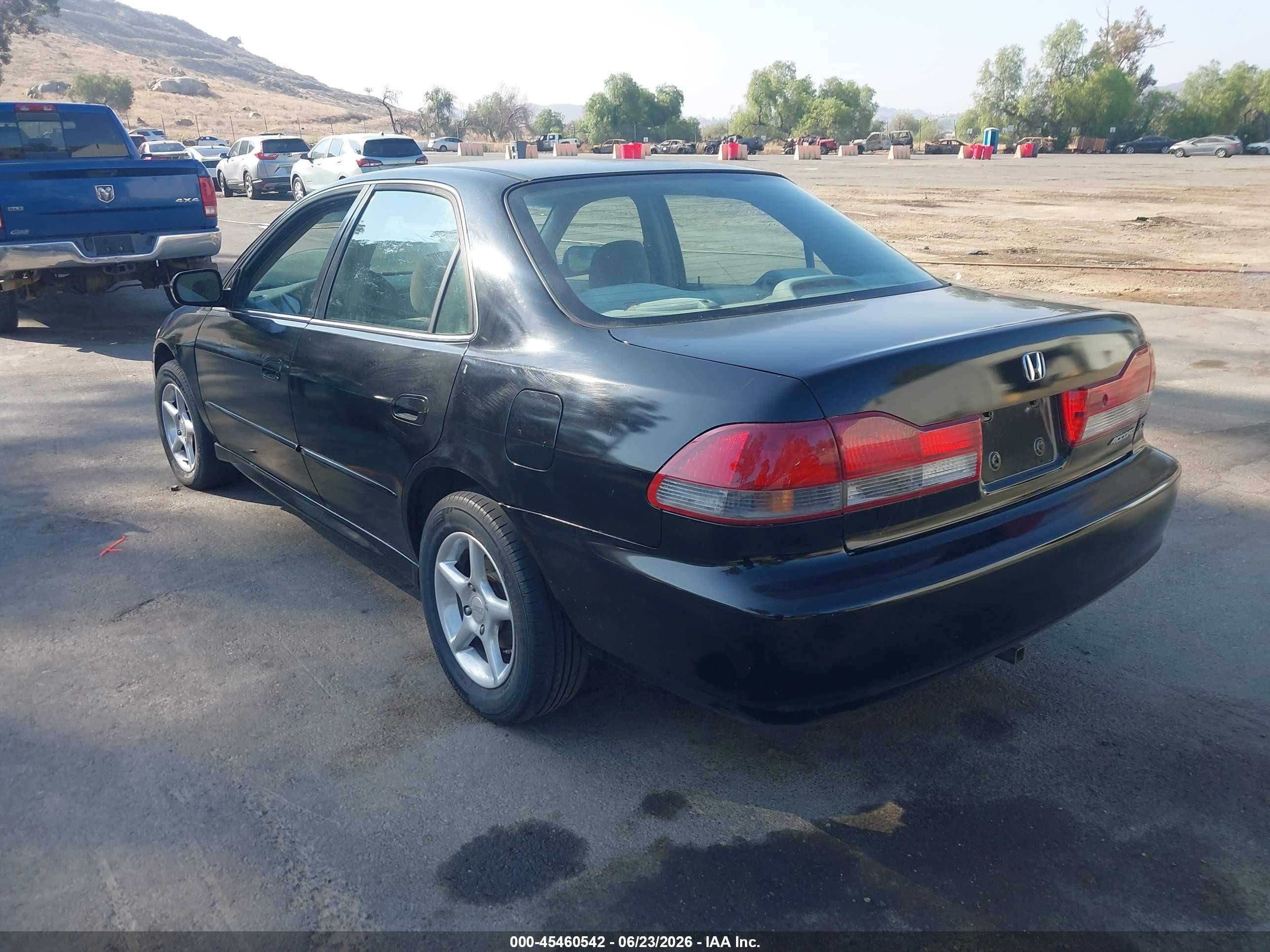 2001 Honda Accord 2.3 Lx Black vin: 3HGCG66561G703356