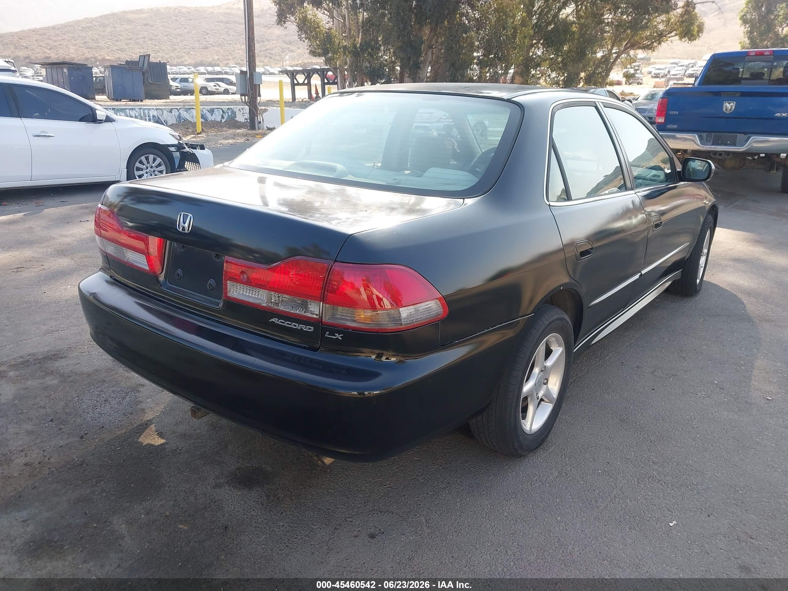 2001 Honda Accord 2.3 Lx Black vin: 3HGCG66561G703356