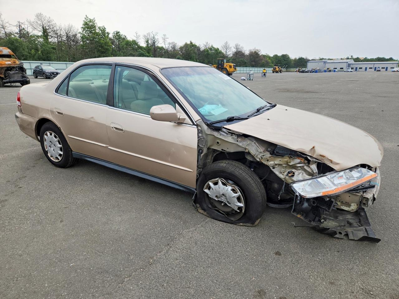 2002 Honda Accord Lx Tan vin: 3HGCG66582G707300