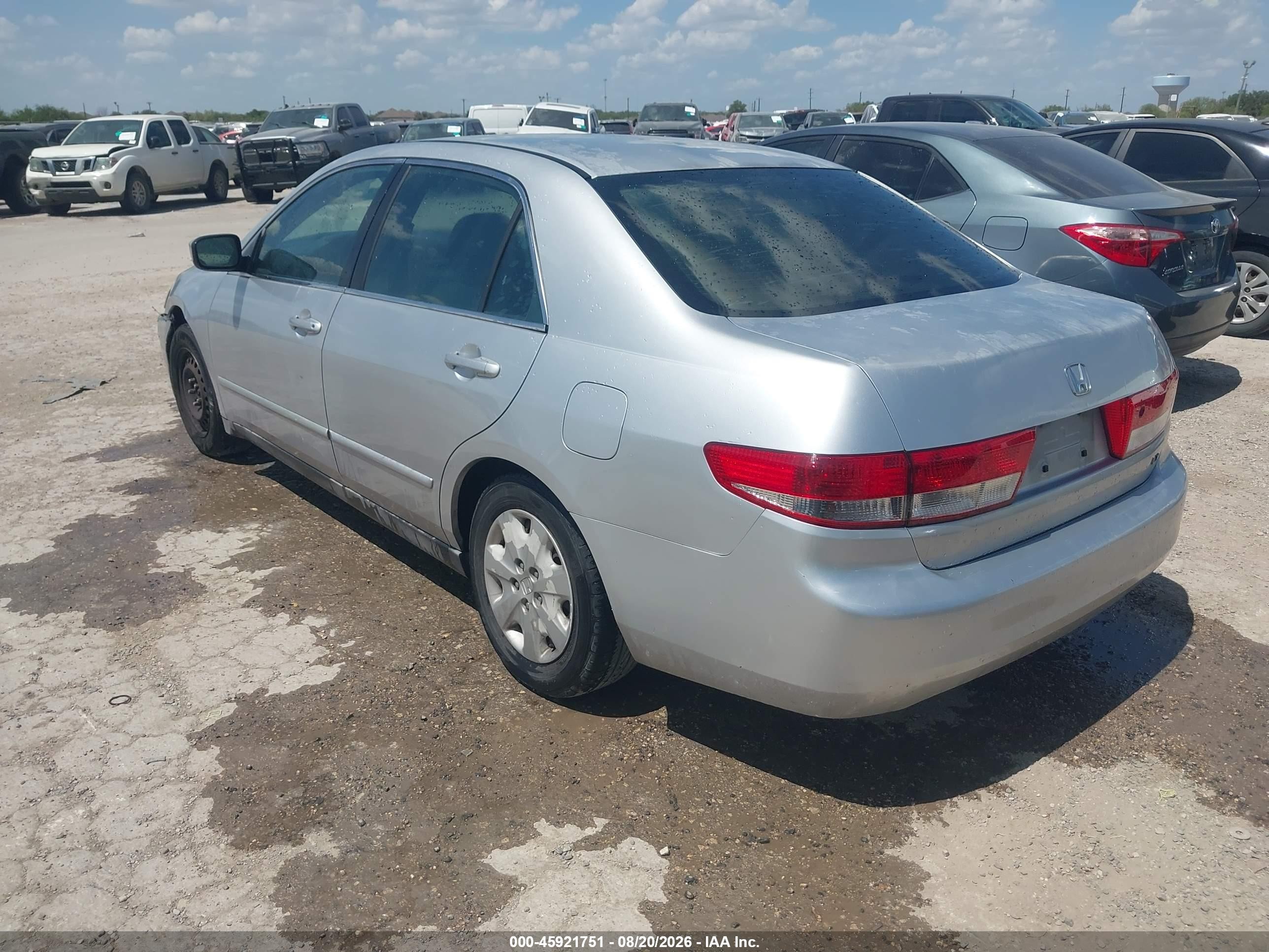 2004 Honda Accord 2.4 Lx Silver vin: 3HGCM56304G709062