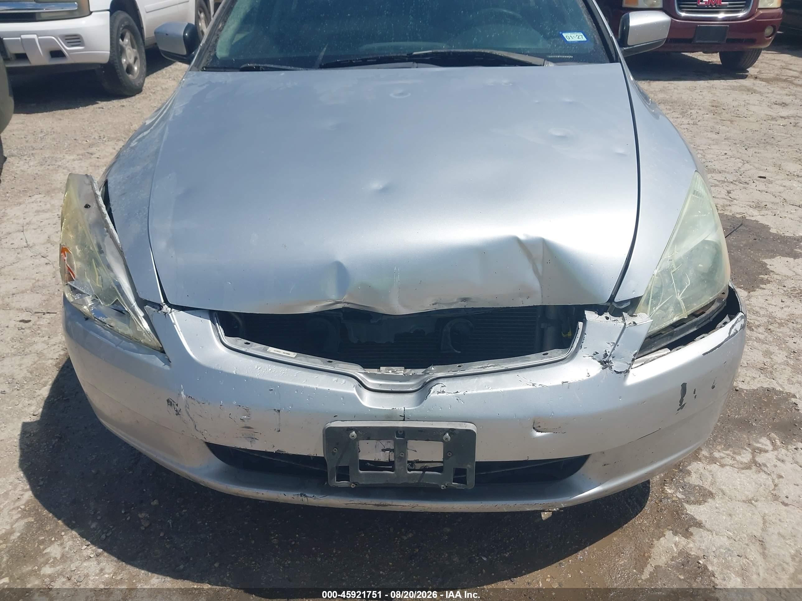 2004 Honda Accord 2.4 Lx Silver vin: 3HGCM56304G709062