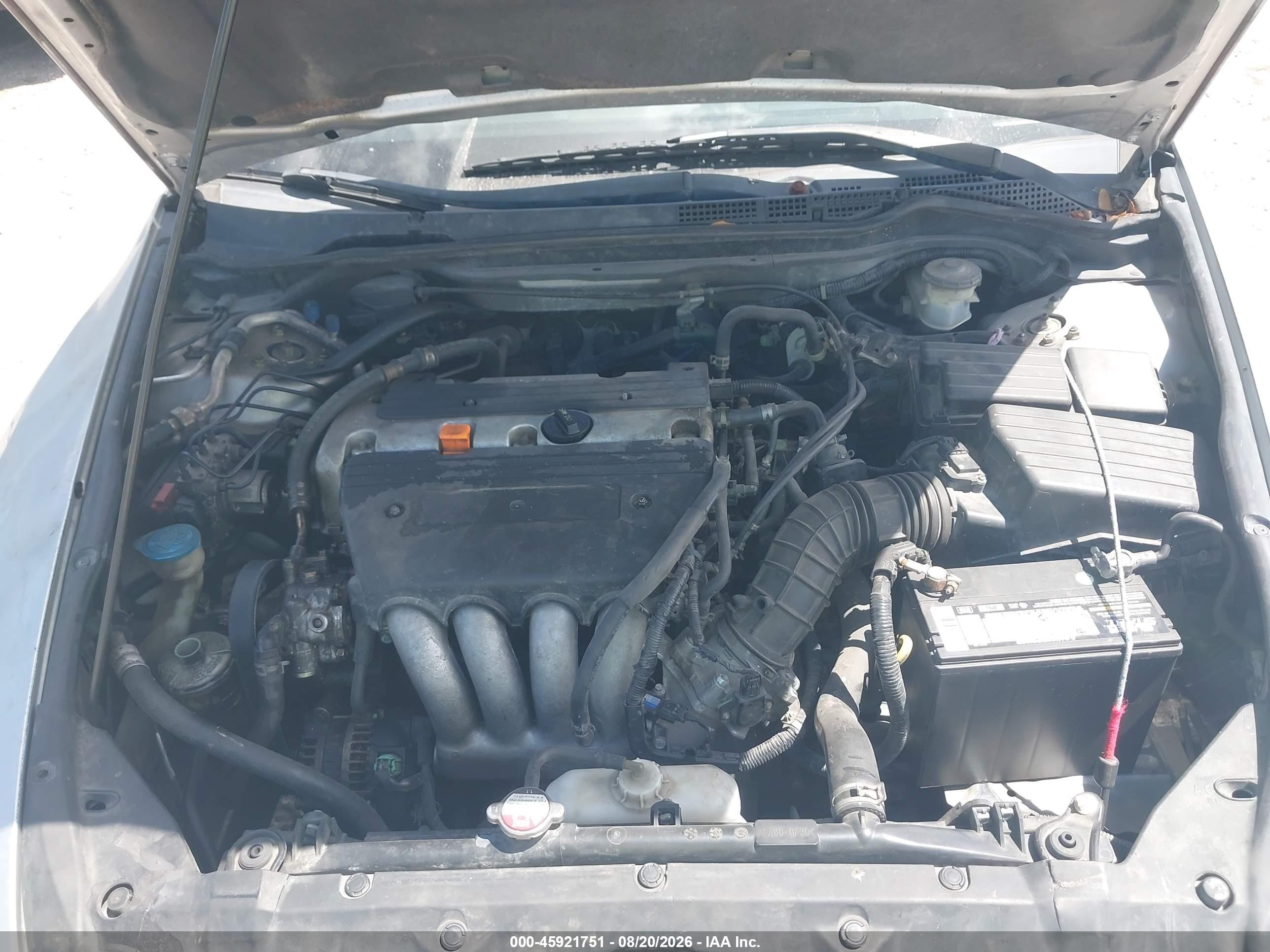 2004 Honda Accord 2.4 Lx Silver vin: 3HGCM56304G709062