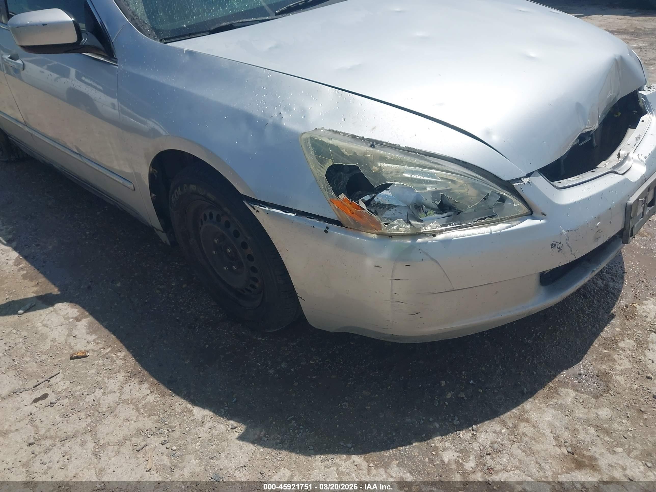 2004 Honda Accord 2.4 Lx Silver vin: 3HGCM56304G709062
