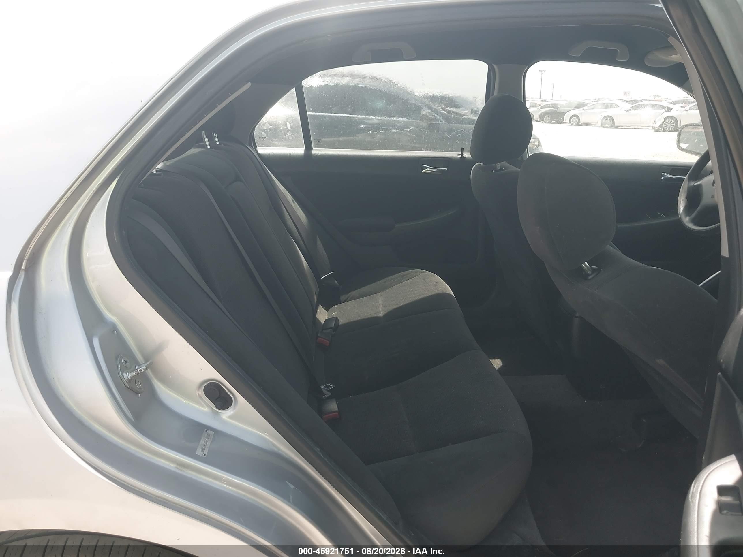 2004 Honda Accord 2.4 Lx Silver vin: 3HGCM56304G709062