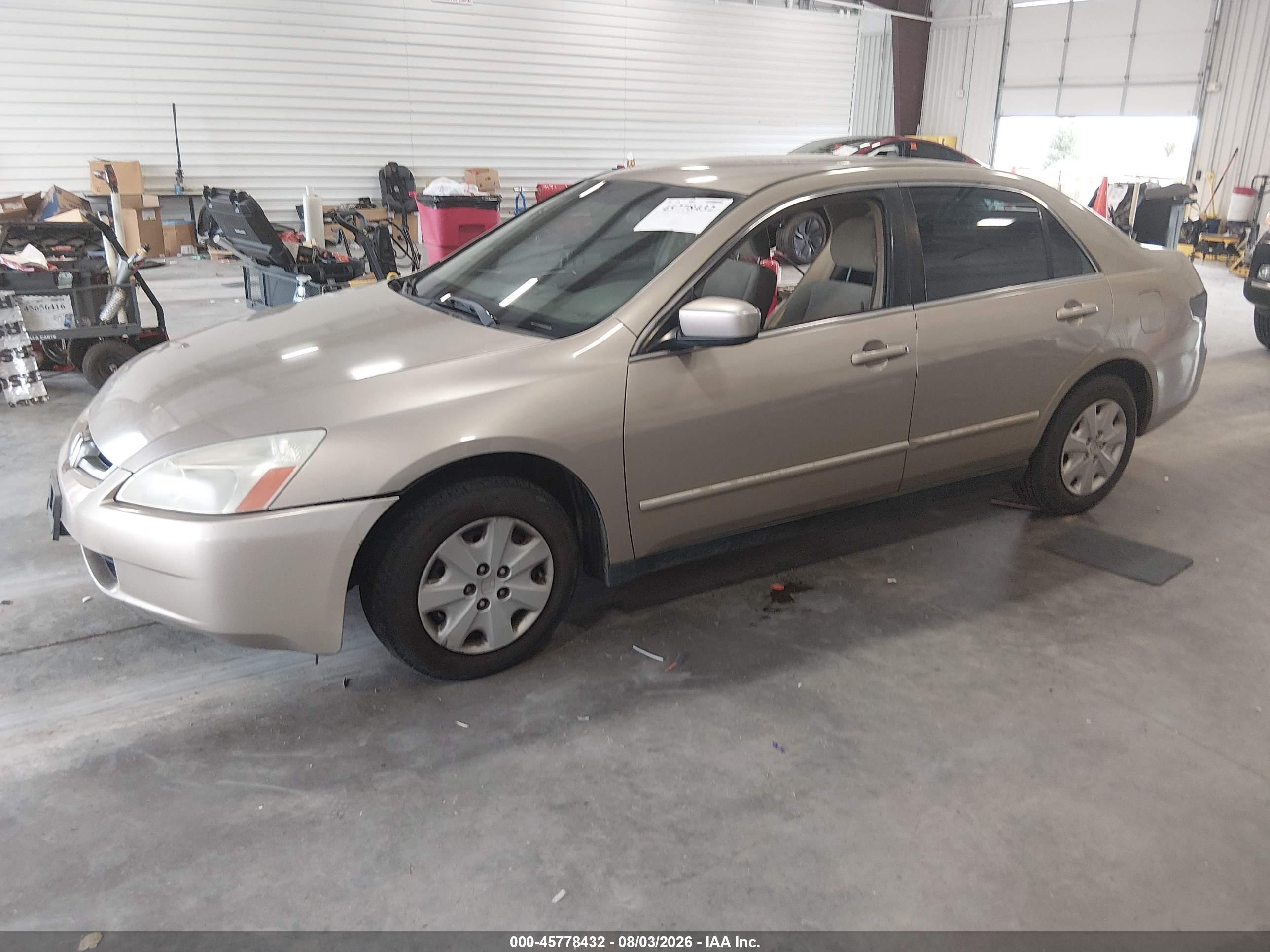 2003 Honda Accord 2.4 Lx Gold vin: 3HGCM56313G708548