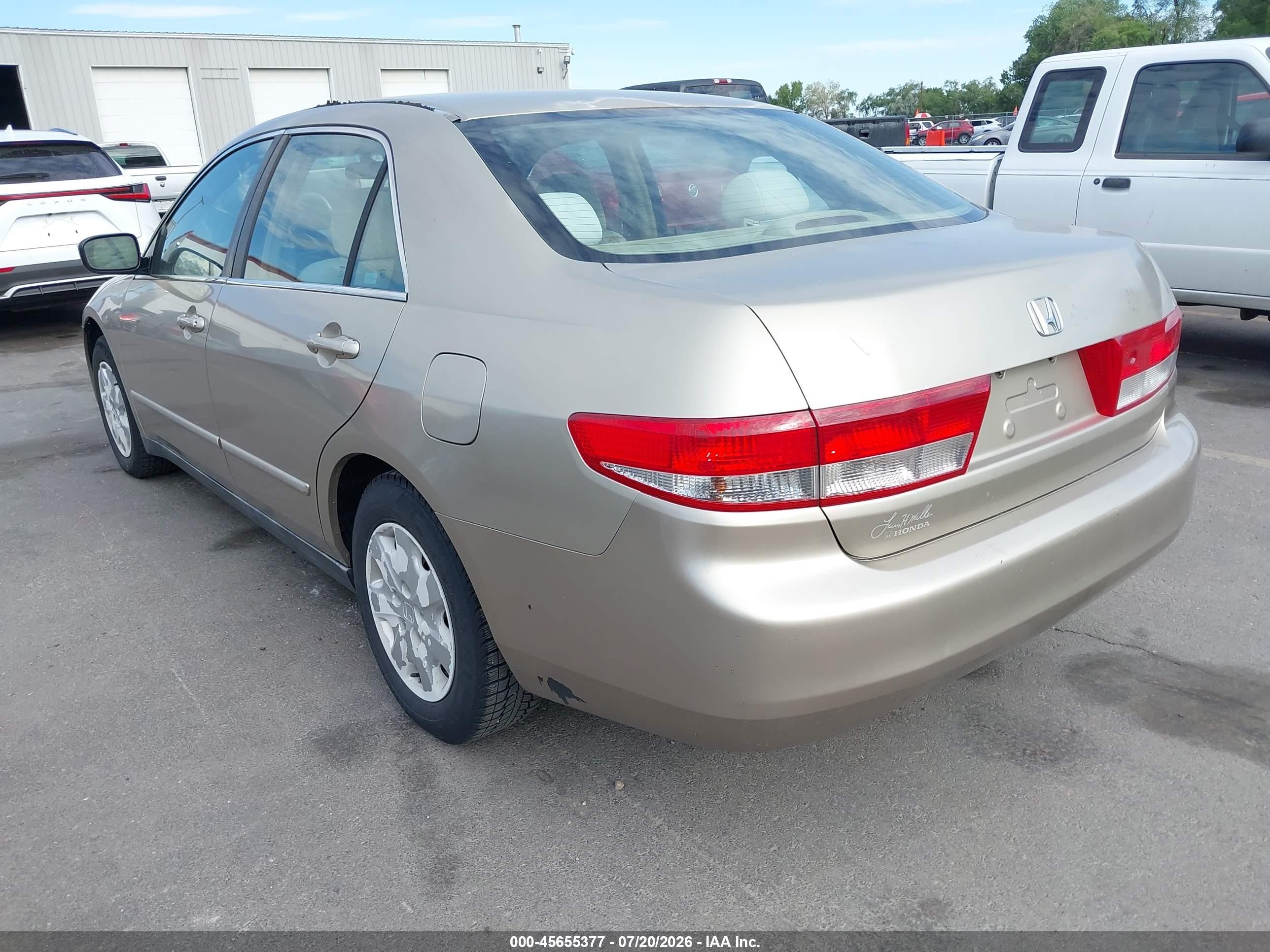 2003 Honda Accord Sdn Lx Silver vin: 3HGCM56323G703858
